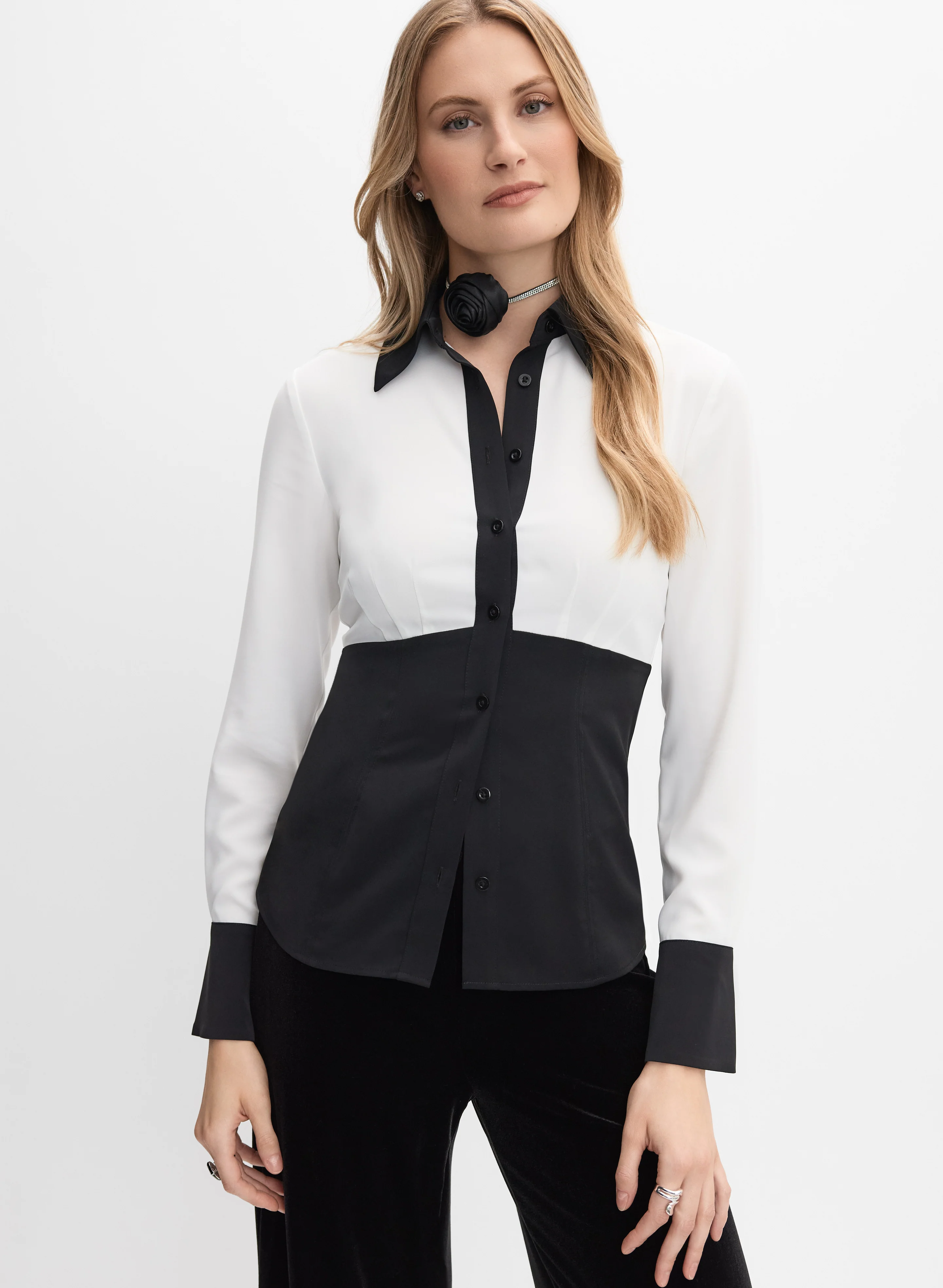 Colour Block Blouse