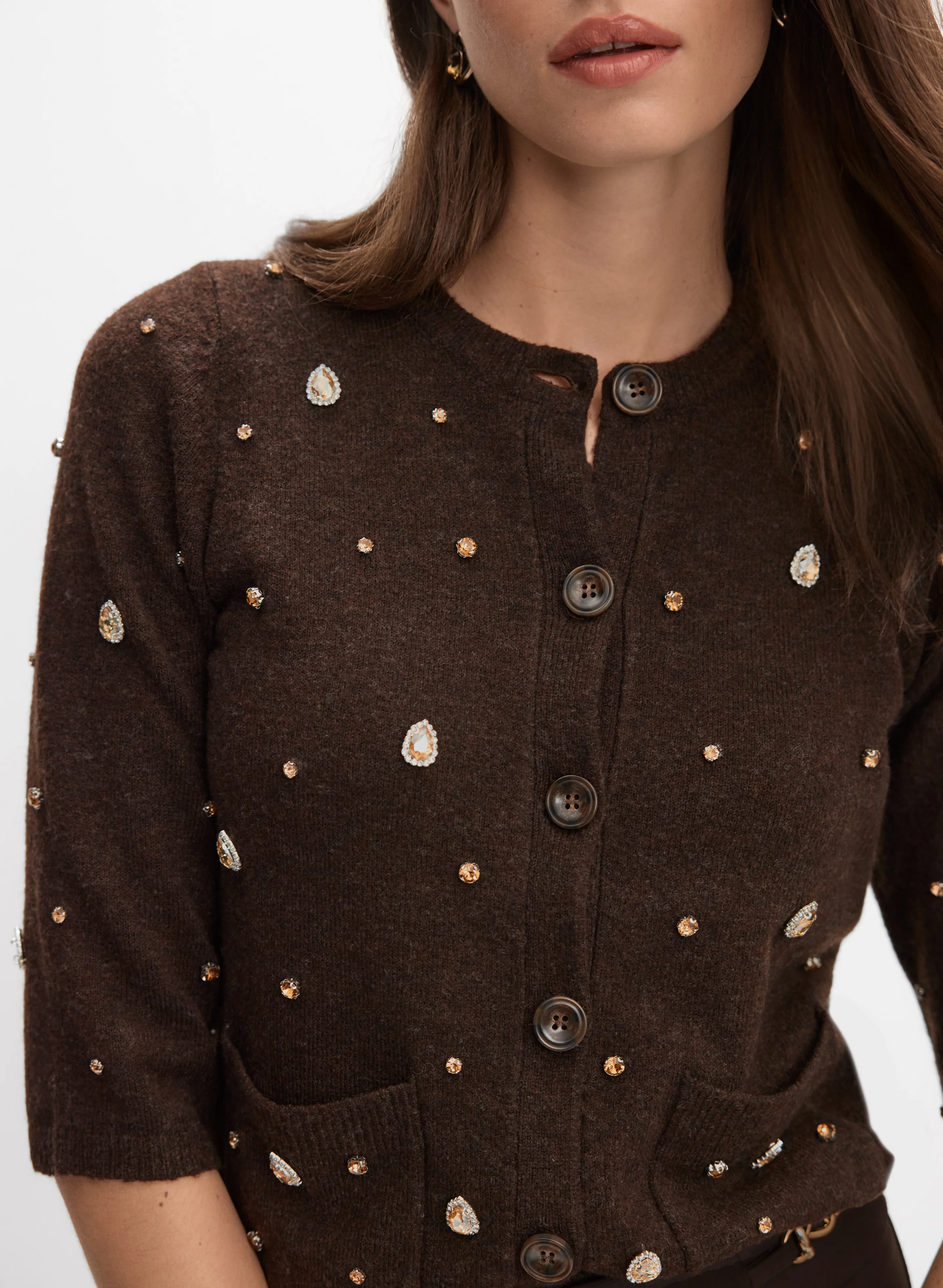 Jewel Embellished Cardigan