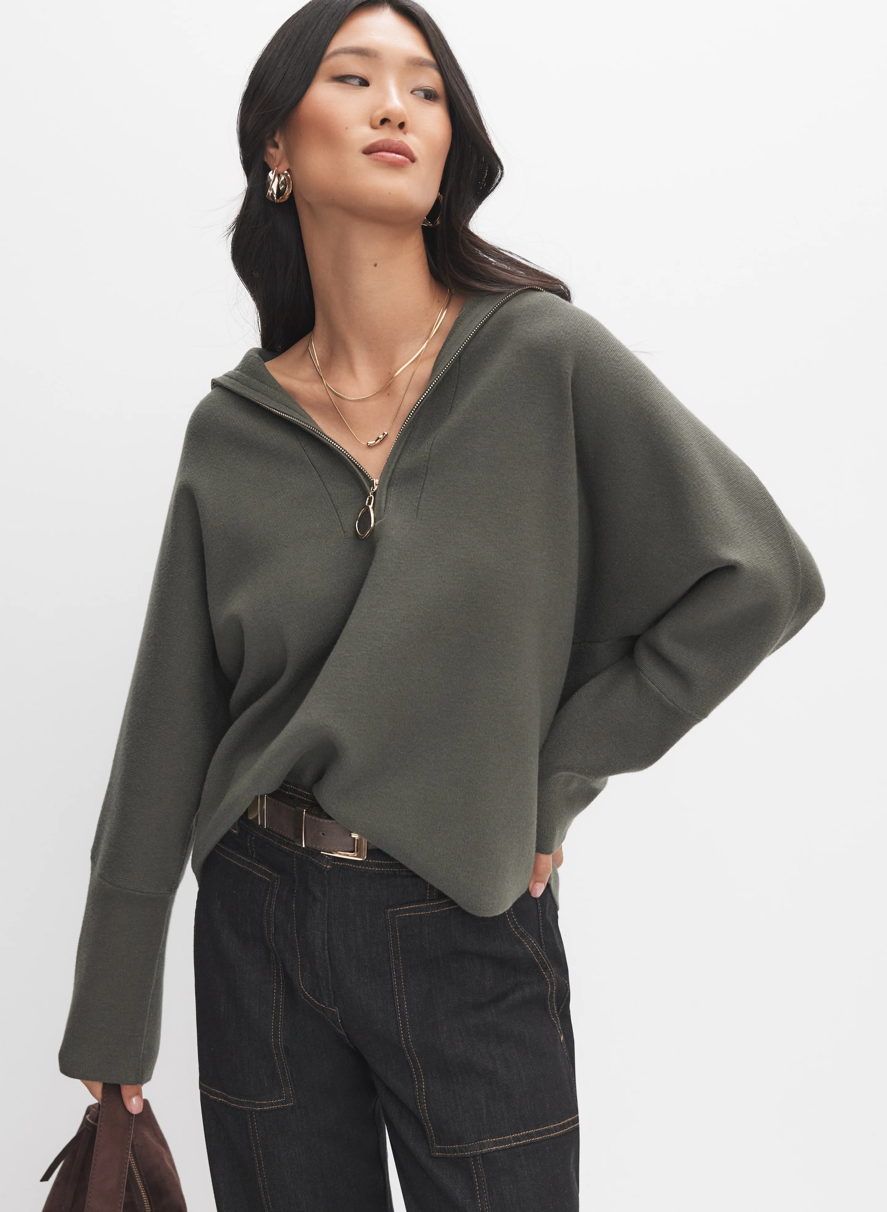 Joseph Ribkoff - Half-Zip Pullover