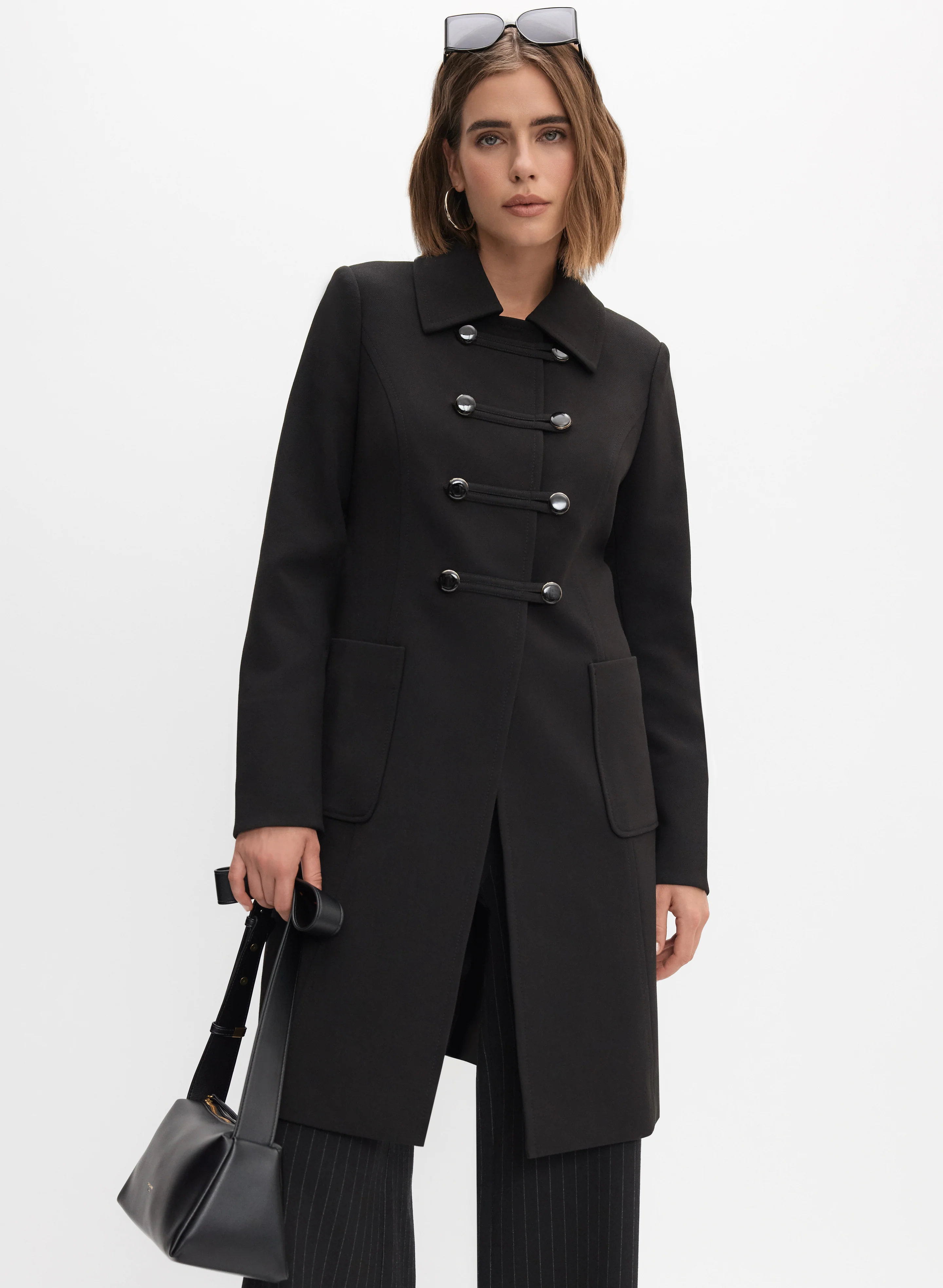 Long Button-Down Coat