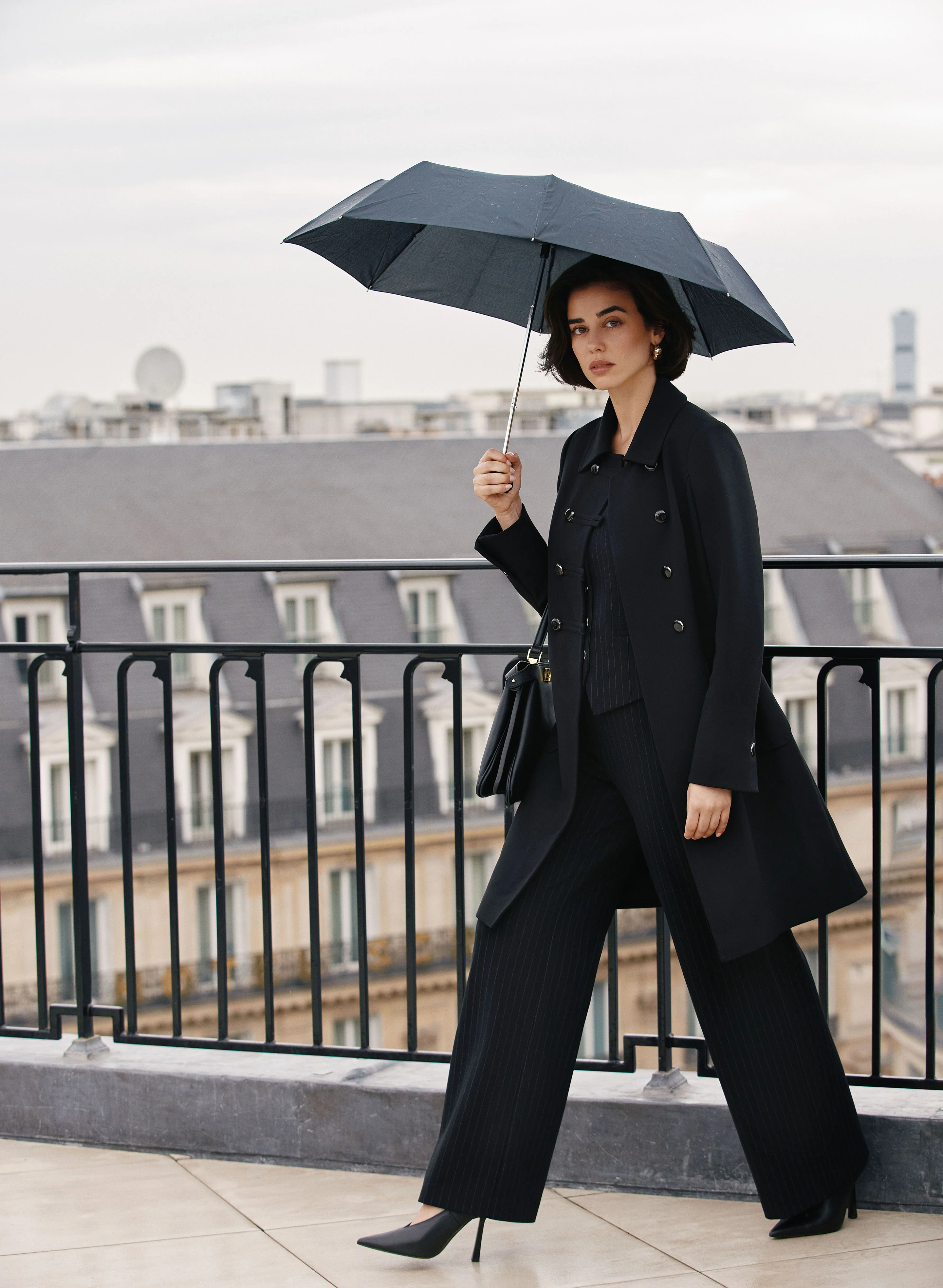 Long Button-Down Coat