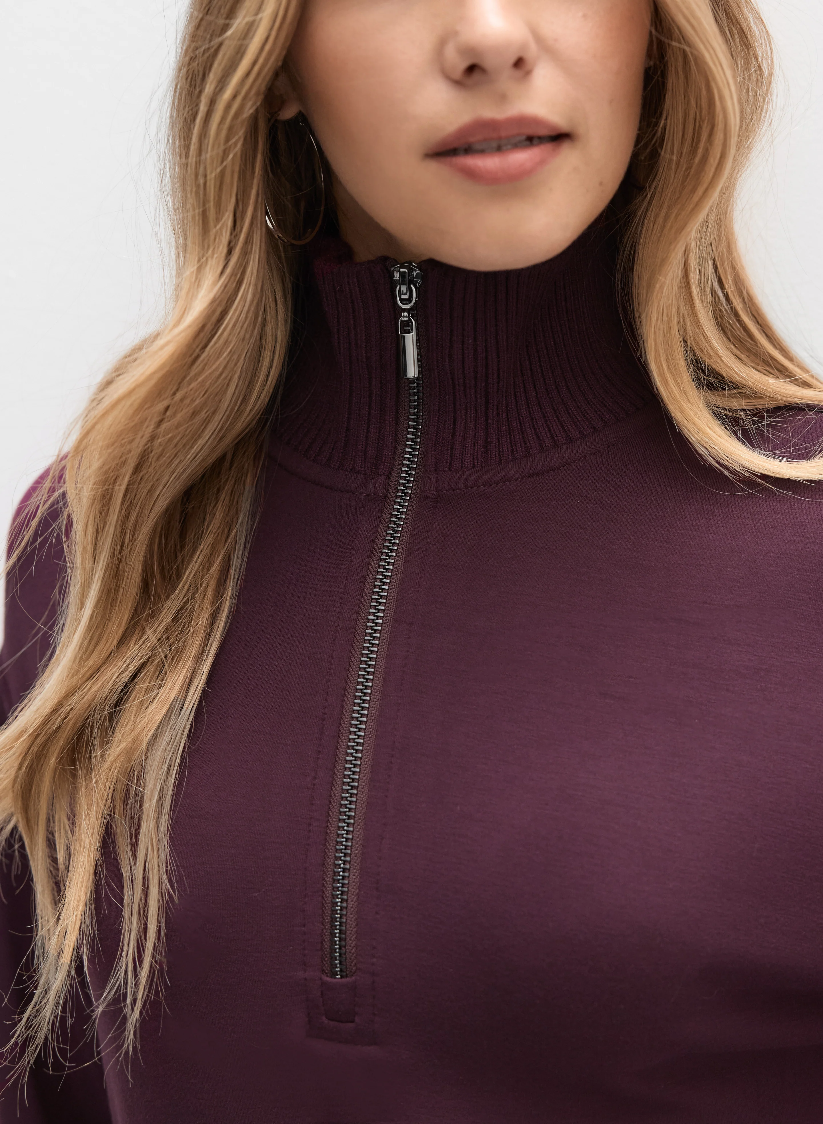3241-quarter-zip-funnel-neck-top-2.webp Quarter Zip Funnel Neck Top