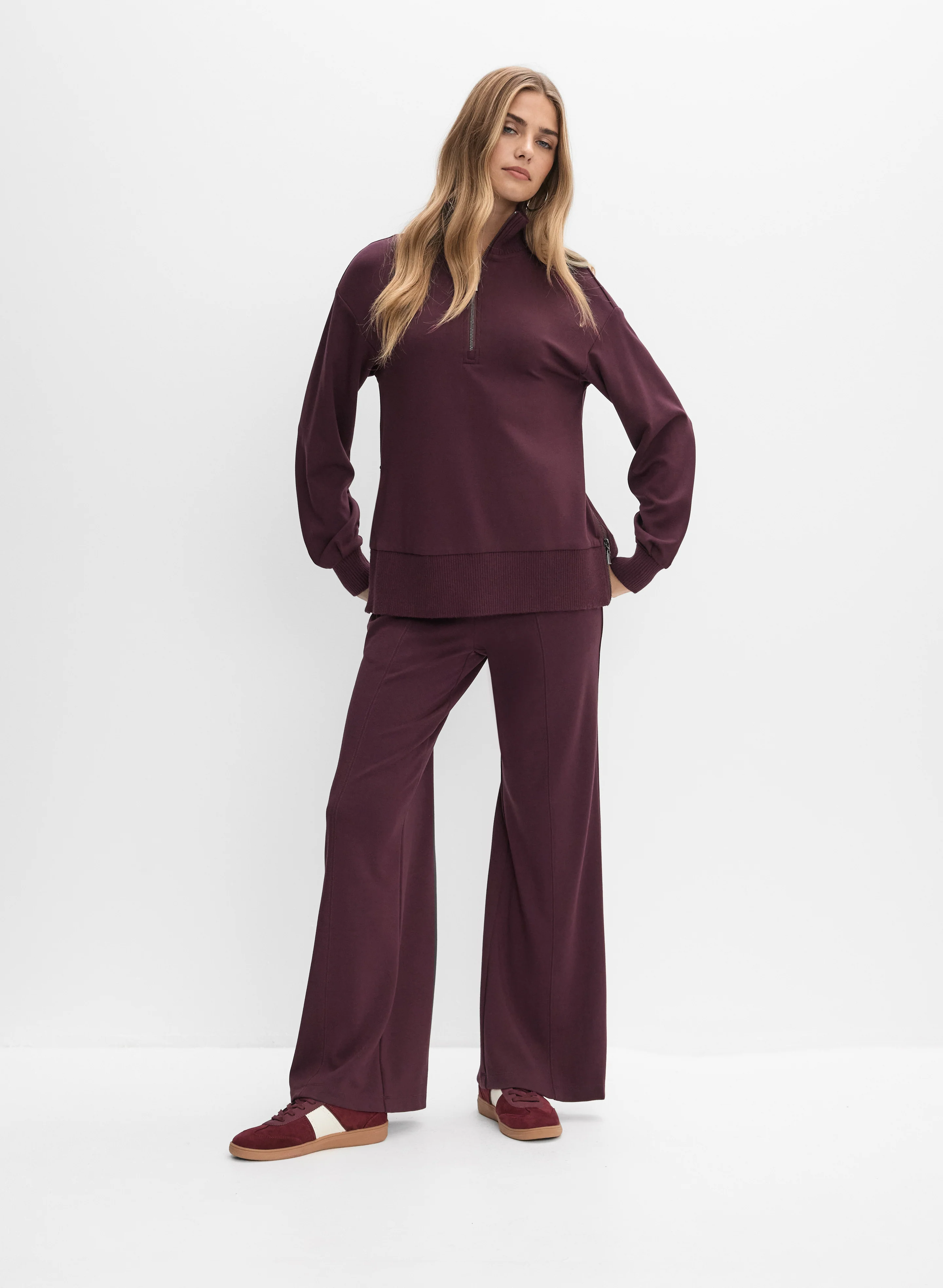 3241-quarter-zip-funnel-neck-top-3.webp Quarter Zip Funnel Neck Top