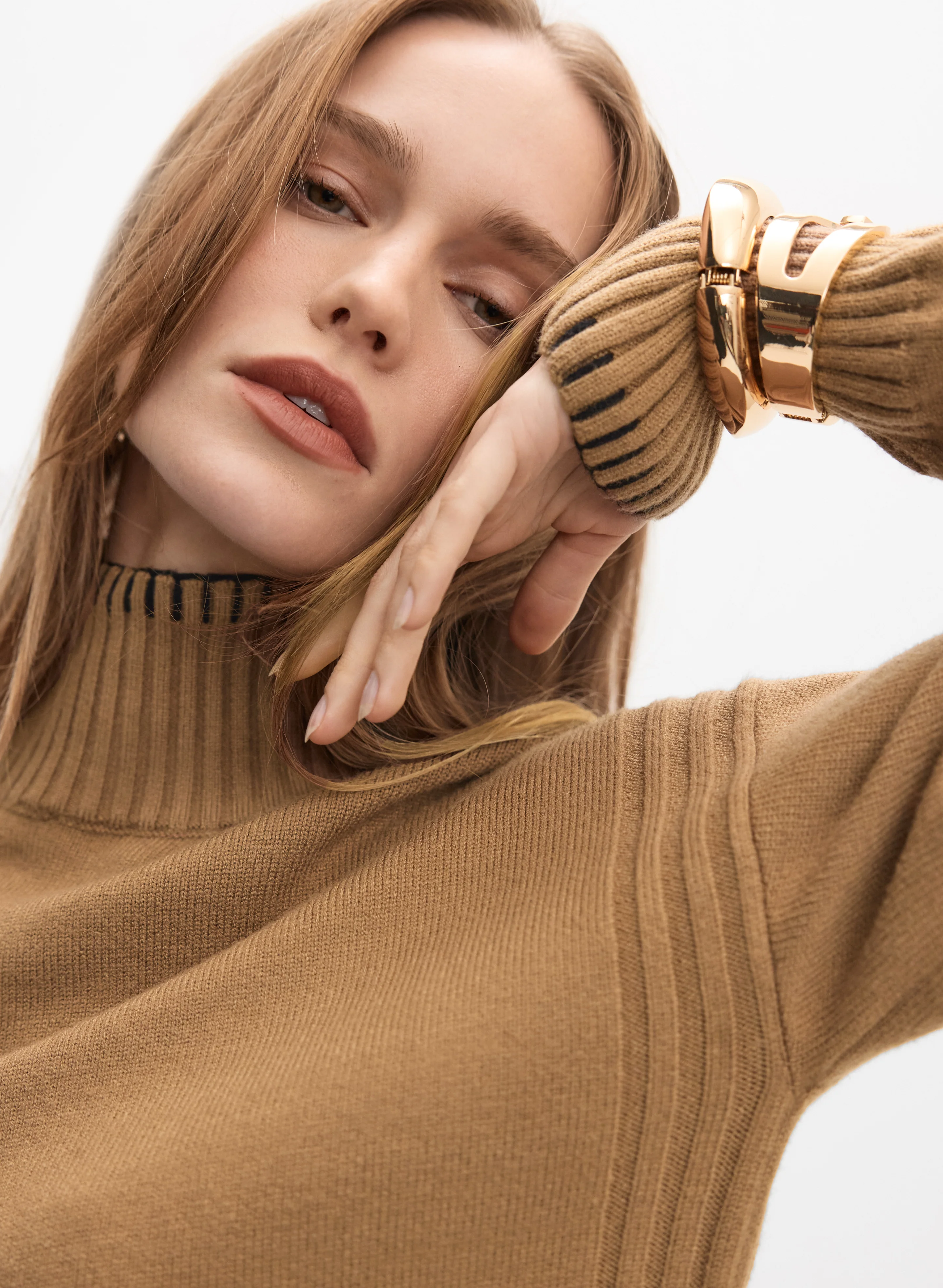Contrast Stitch Sweater