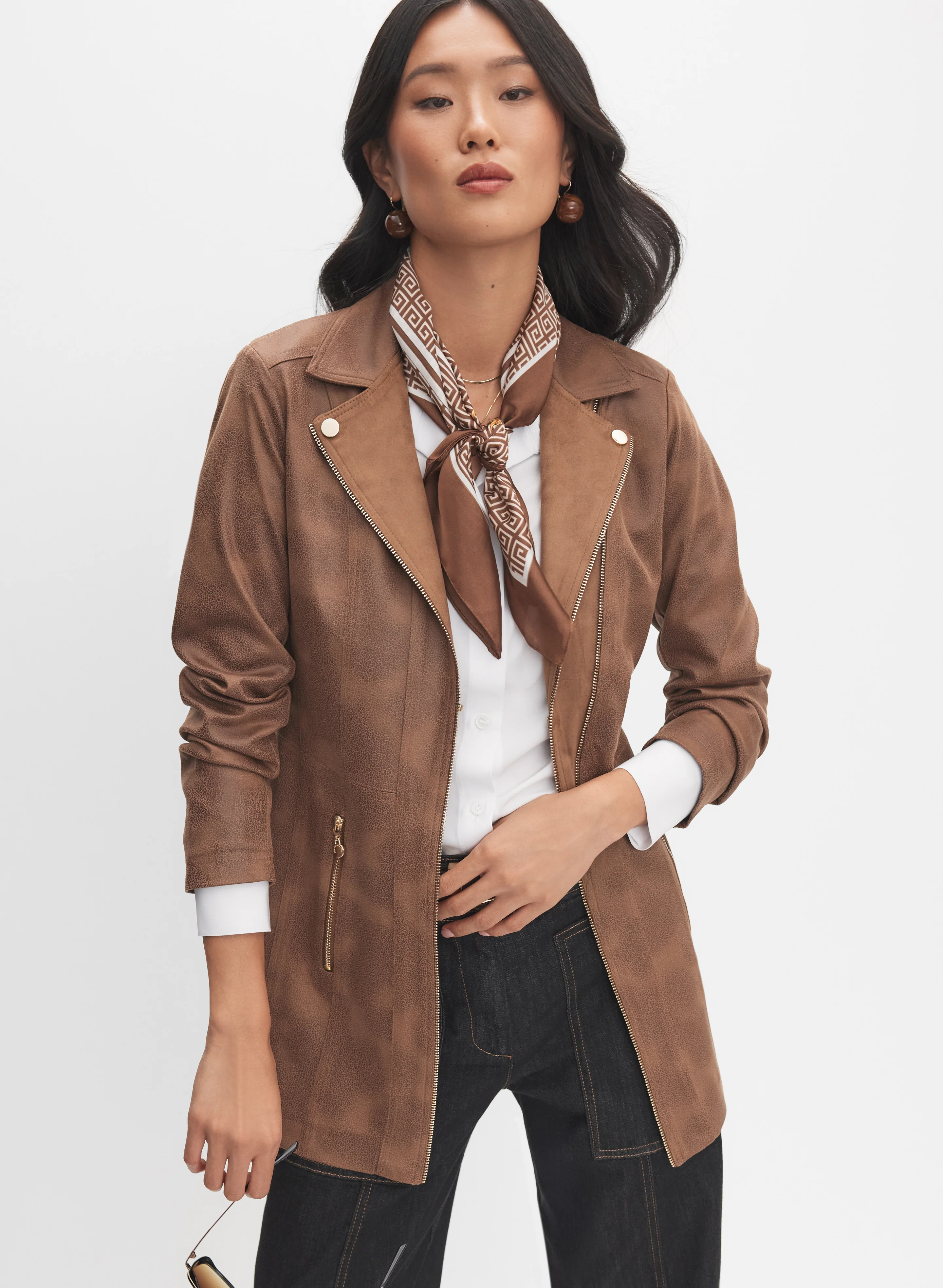 Vex - Faux Suede Jacket