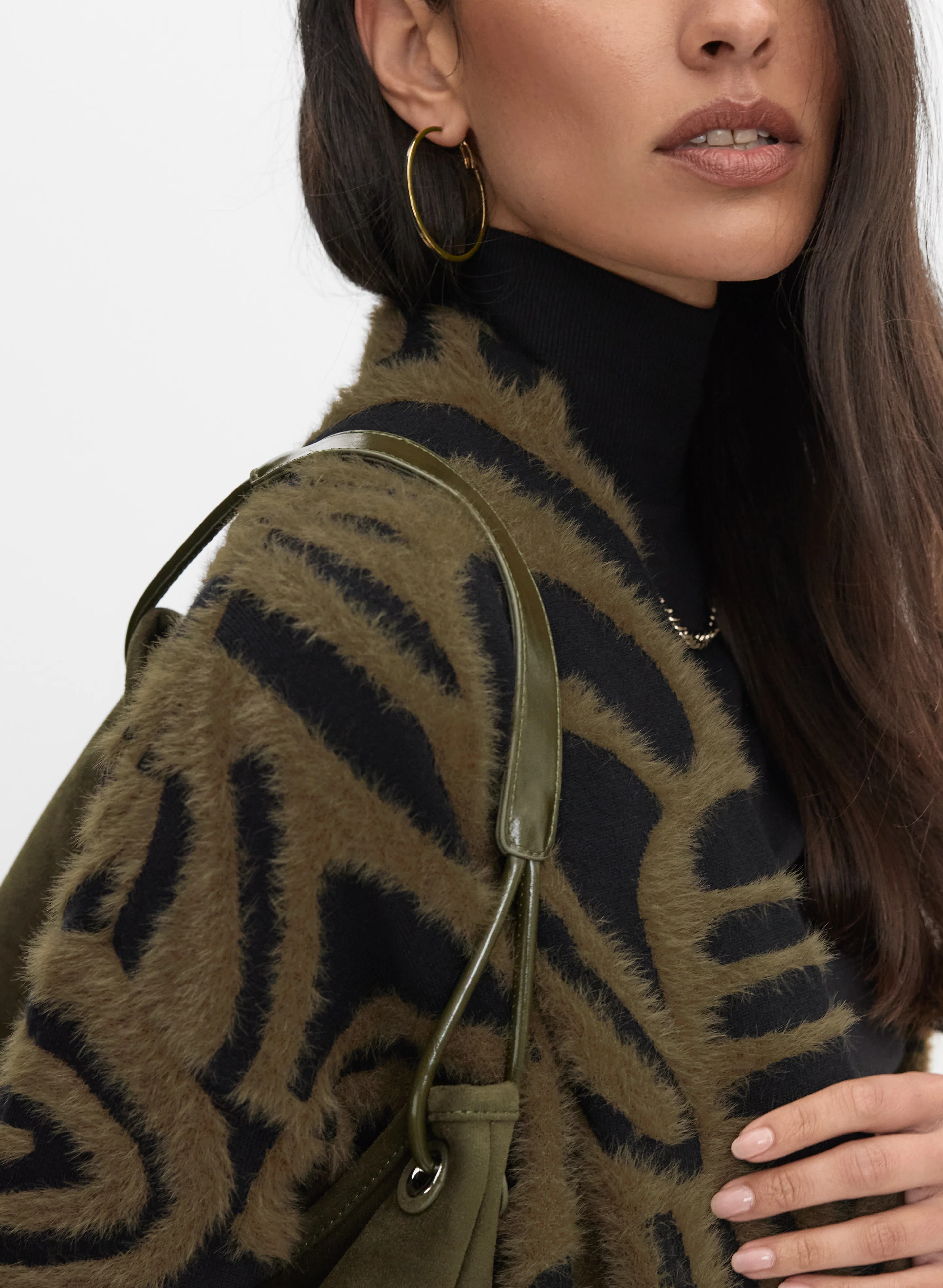 Swirl Print Cardigan