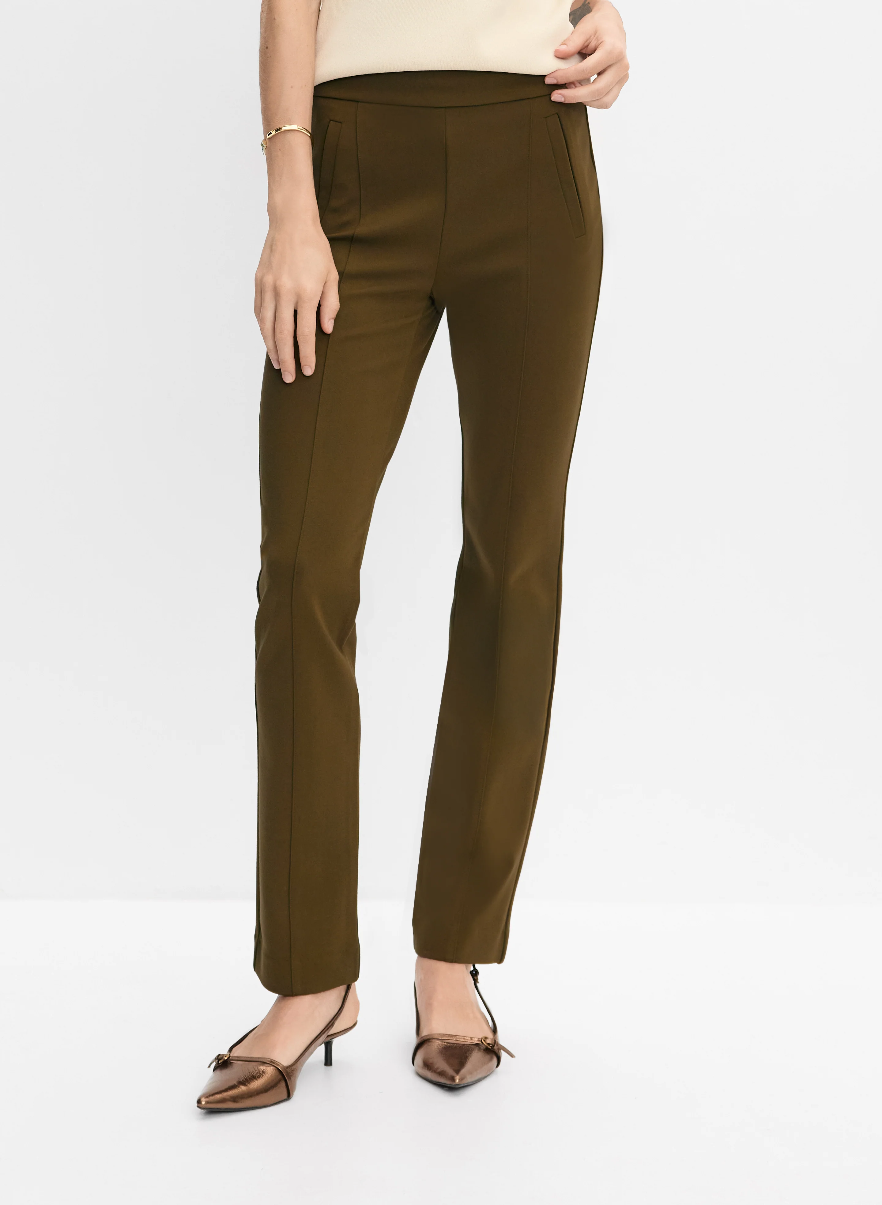 Madison Slim-Leg Pants
