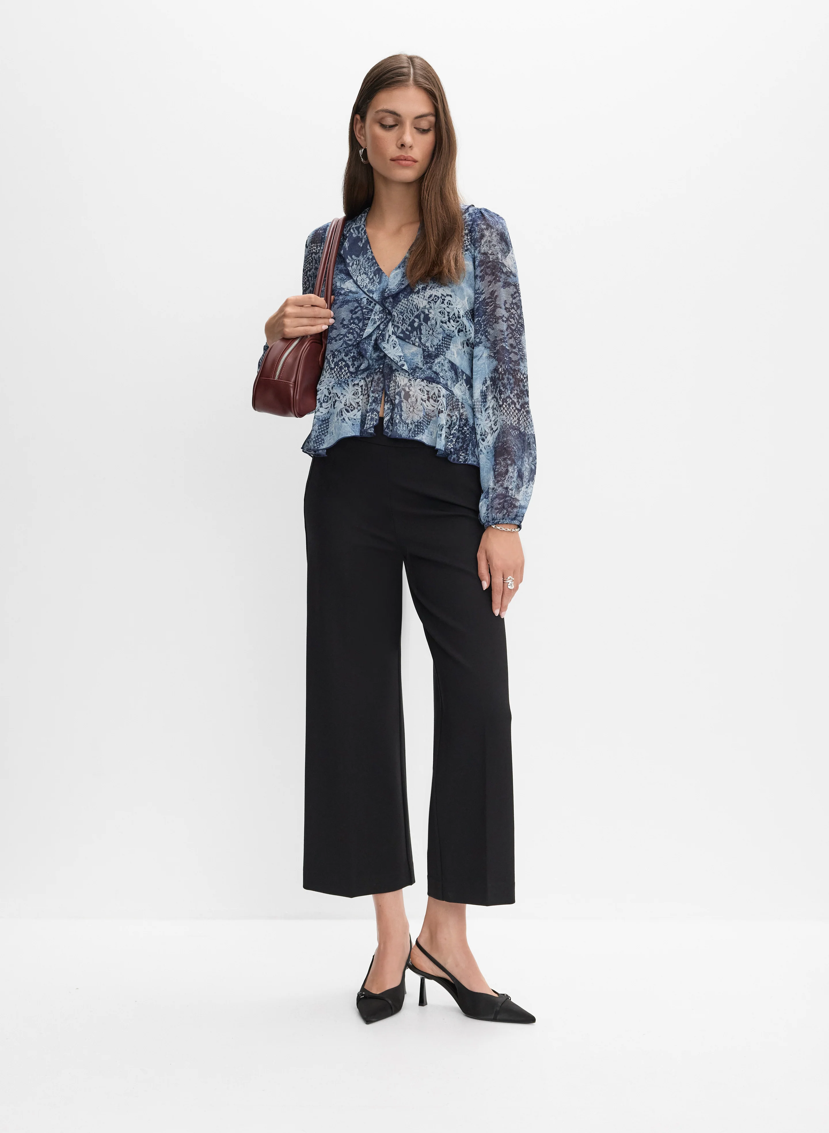 4126-lace-print-chiffon-blouse-3.webp Lace Print Chiffon Blouse