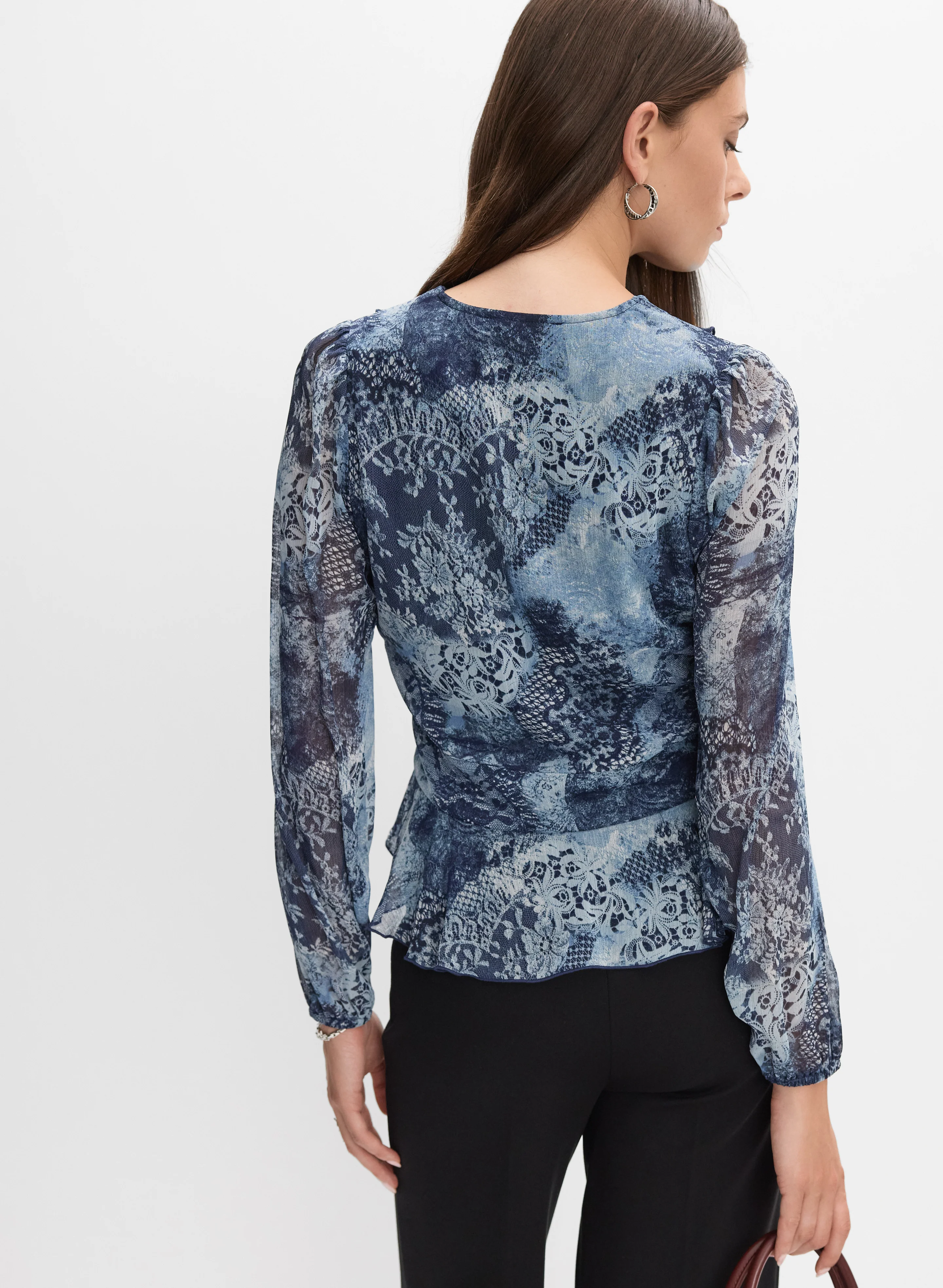 4126-lace-print-chiffon-blouse-4.webp Lace Print Chiffon Blouse