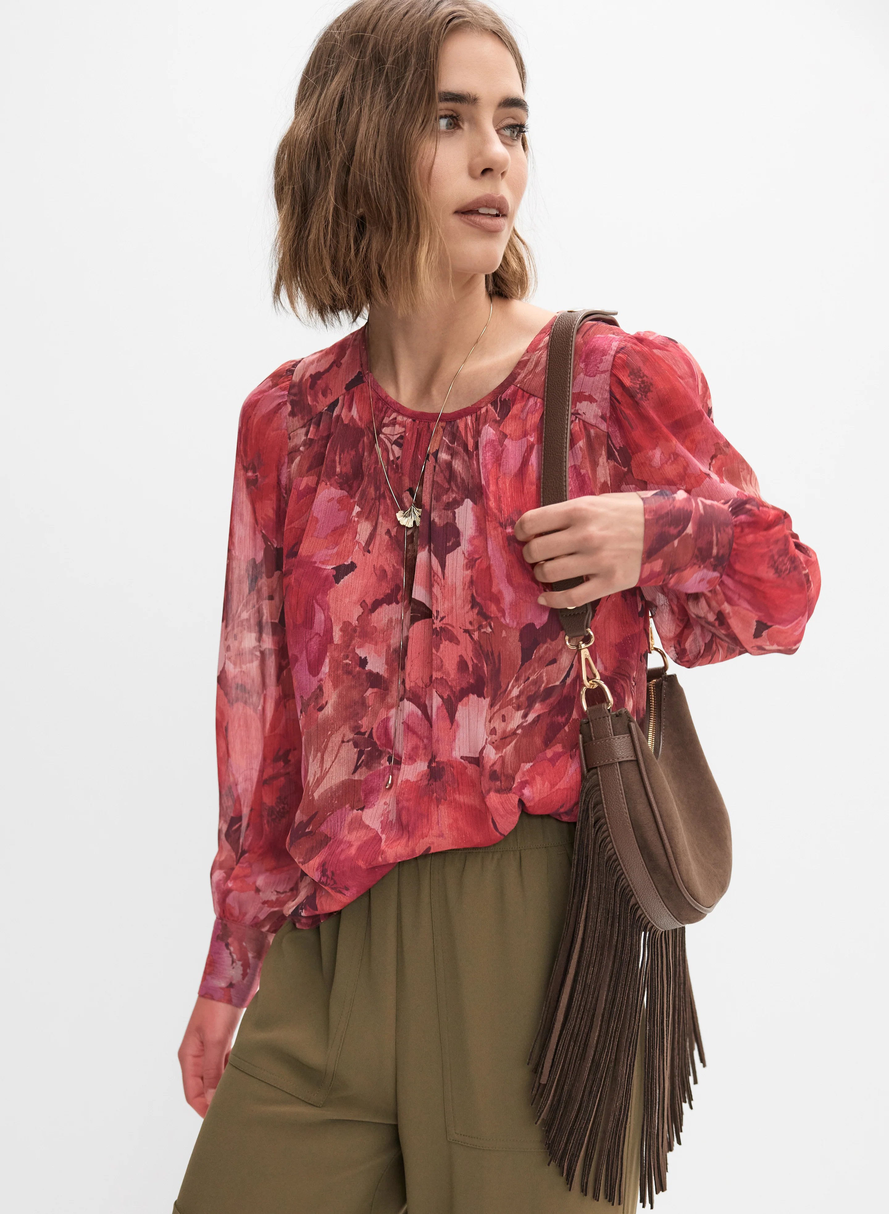 Floral Long Sleeve Blouse