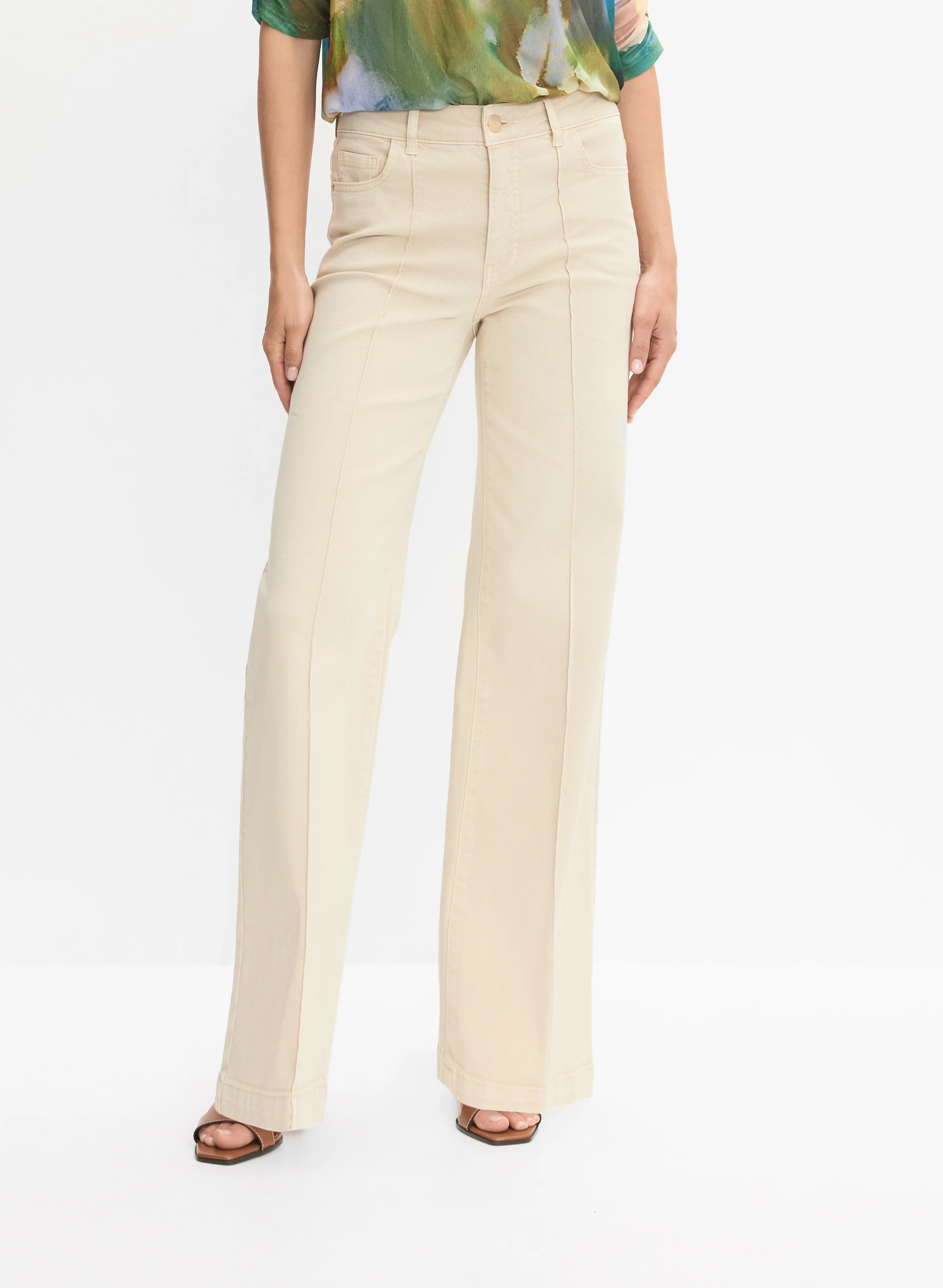 Pinched Seam Trouser Jeans