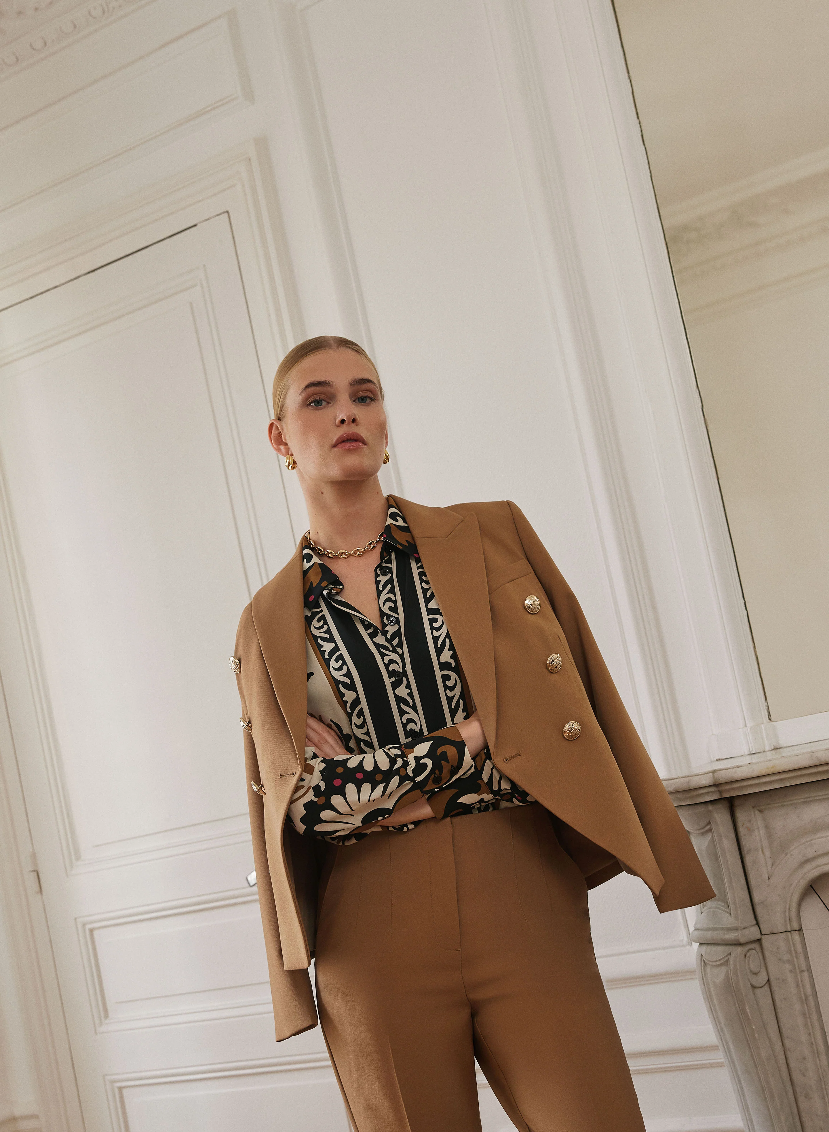 Peaked Lapel Blazer