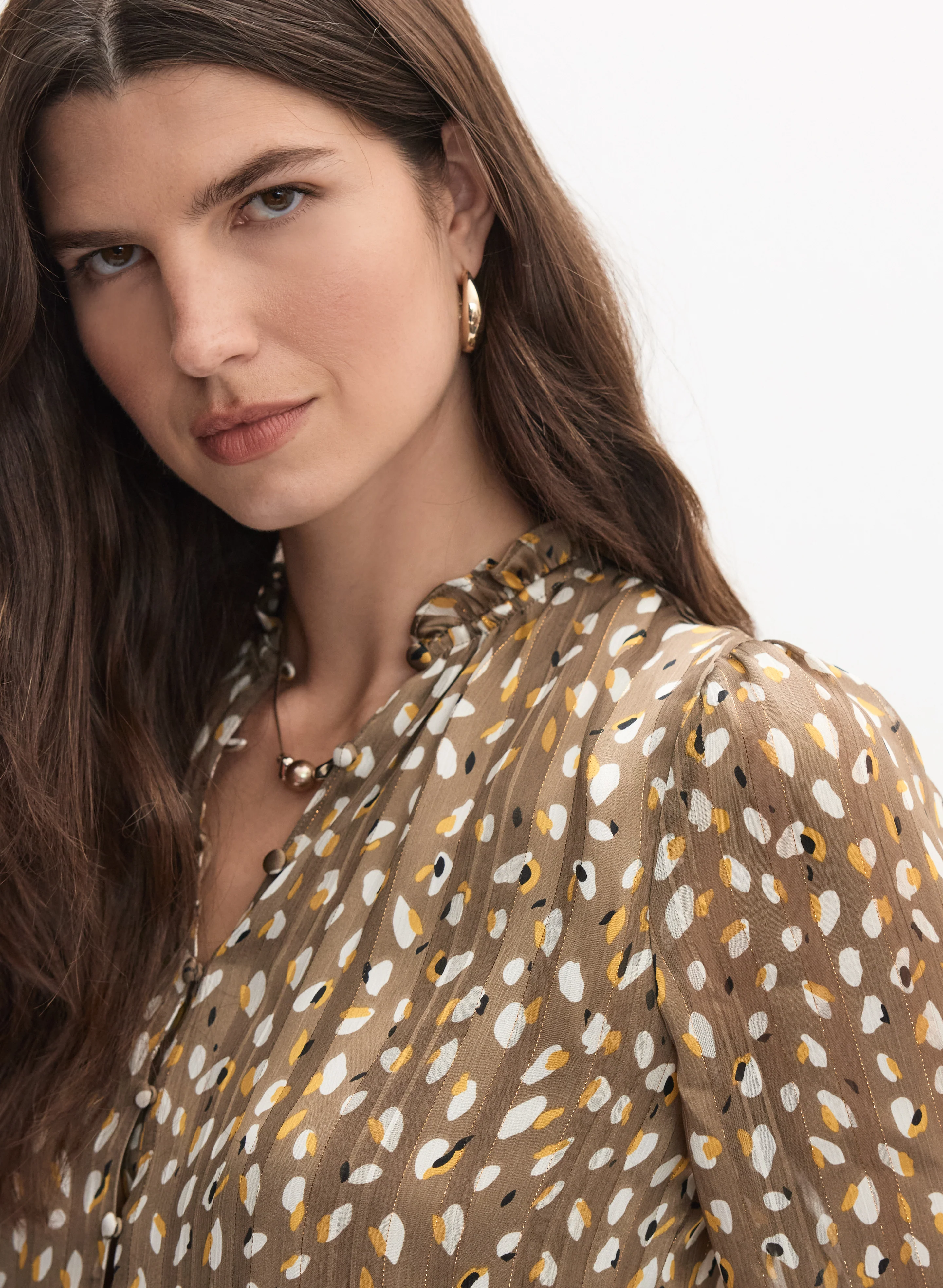 4524-abstract-frilled-neck-blouse-2.webp Abstract Frilled Neck Blouse
