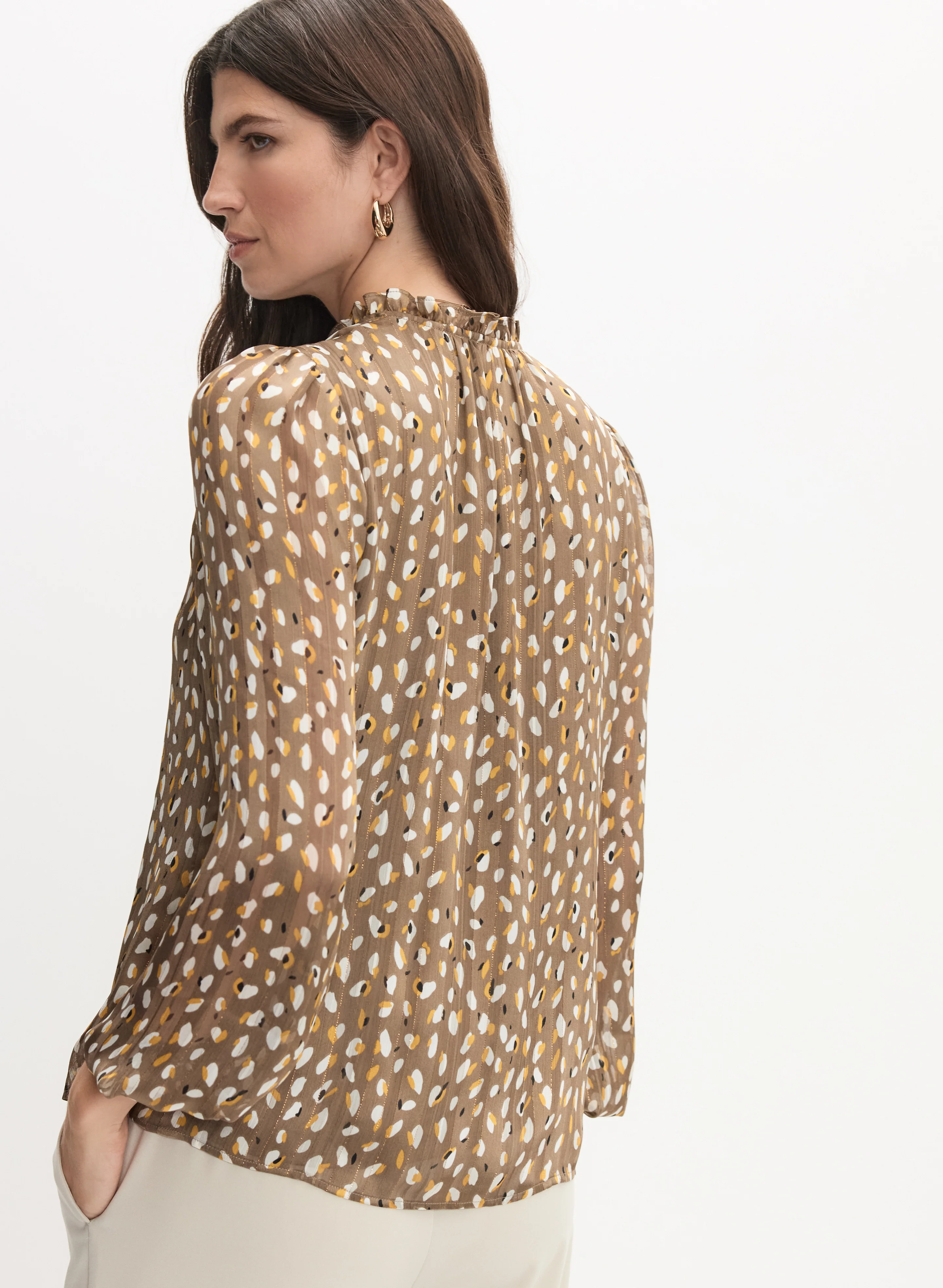 4524-abstract-frilled-neck-blouse-4.webp Abstract Frilled Neck Blouse