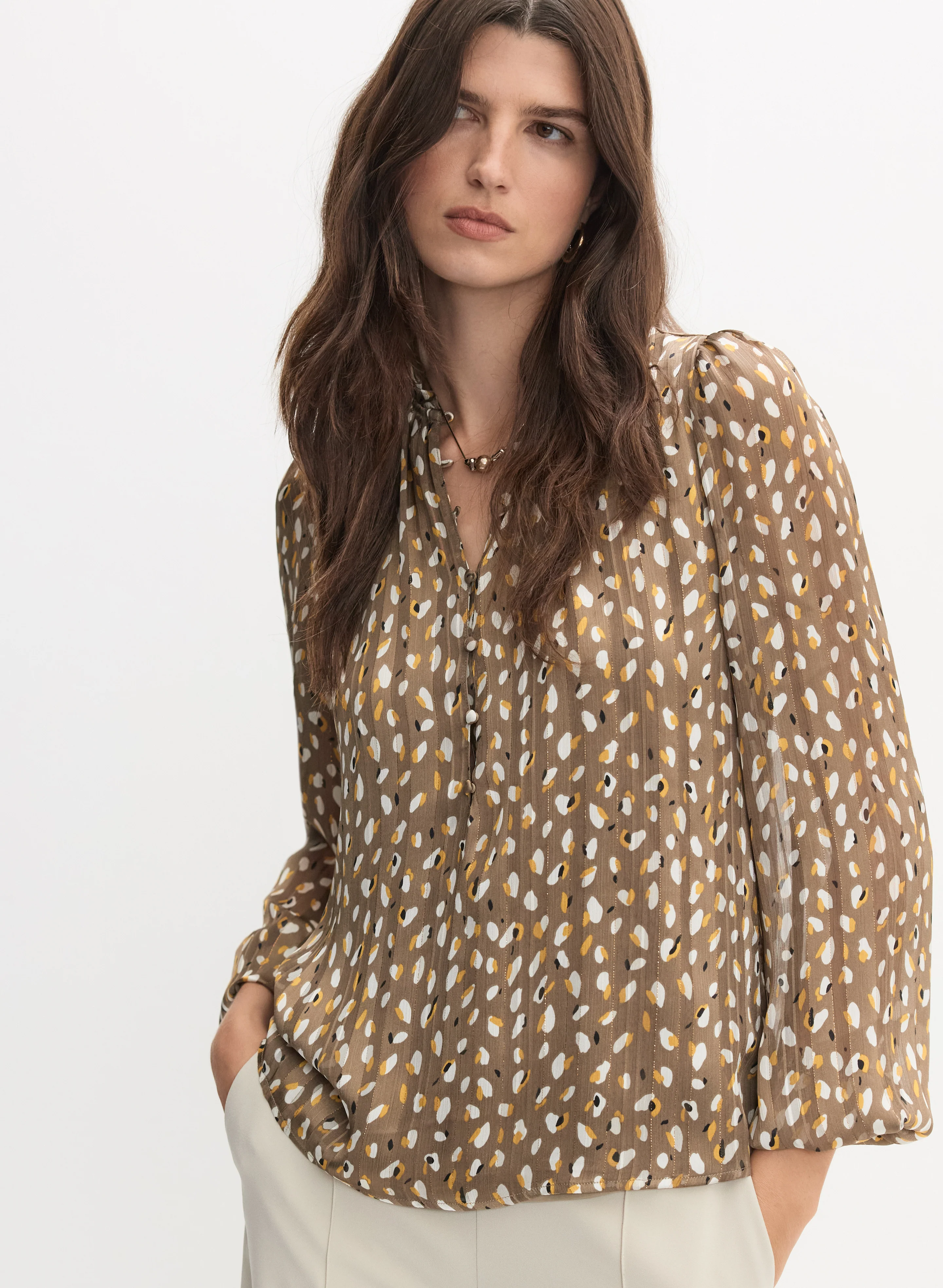 4524-abstract-frilled-neck-blouse-7.webp Abstract Frilled Neck Blouse