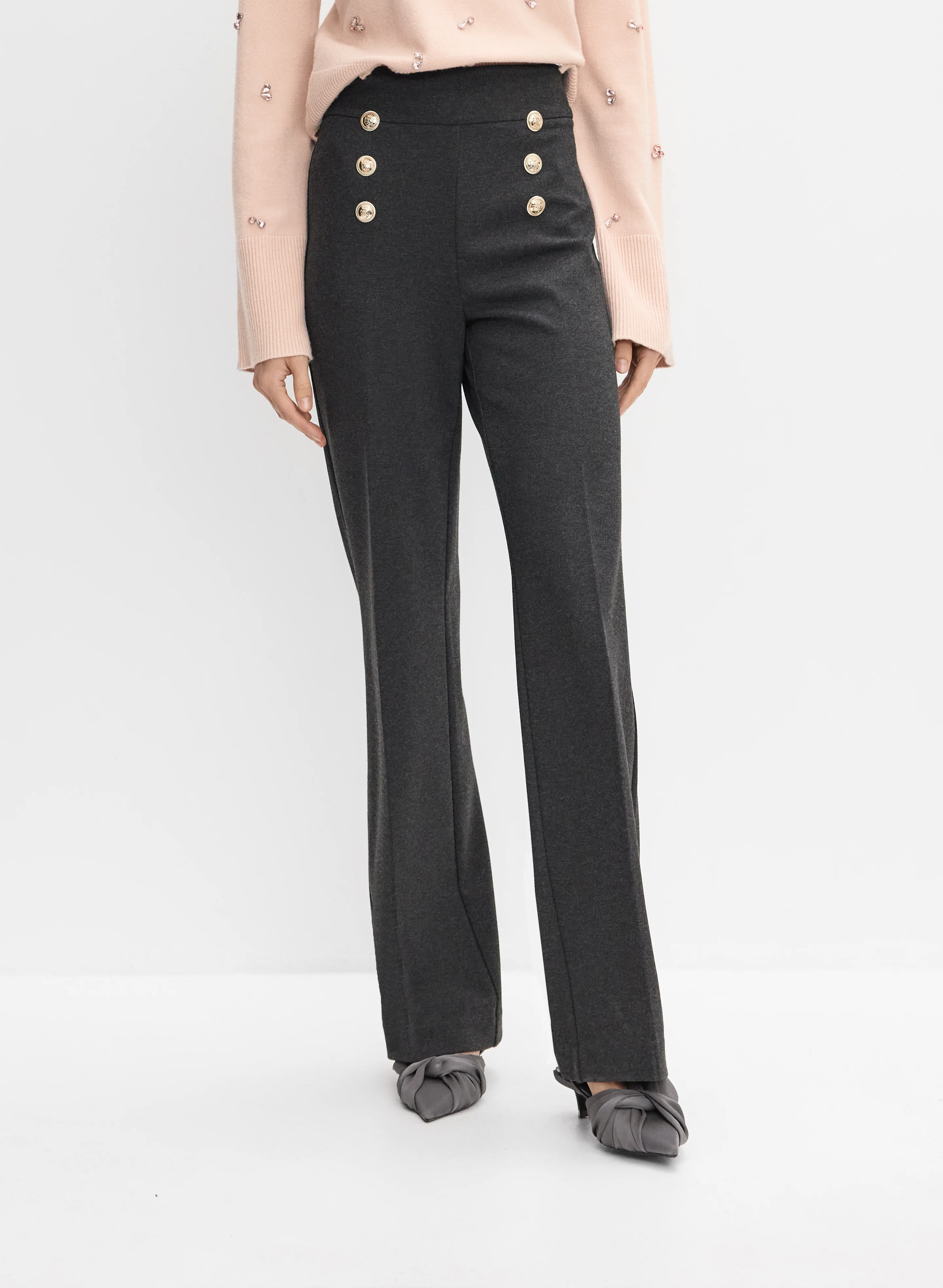 Soho Button Detail Pants
