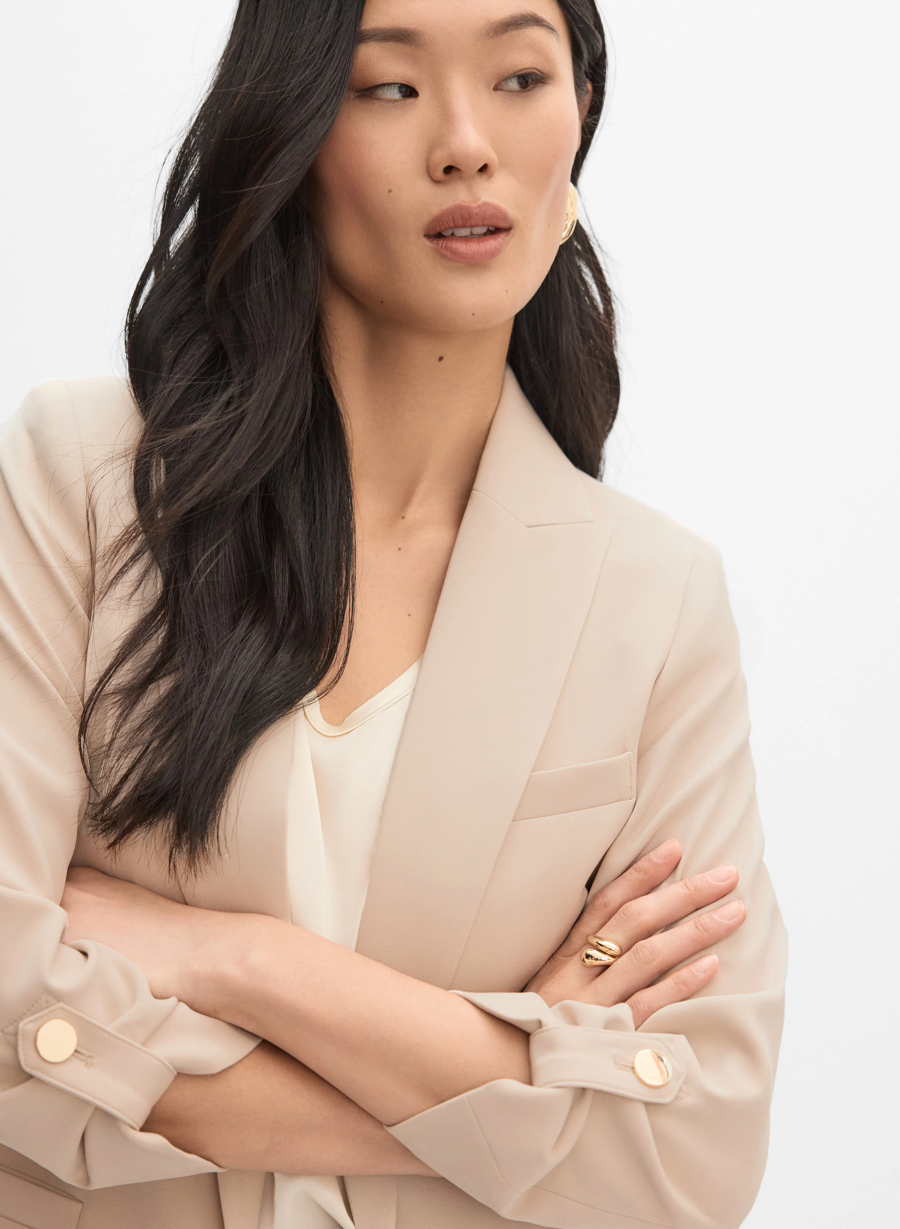 Rolled Sleeve Jacket