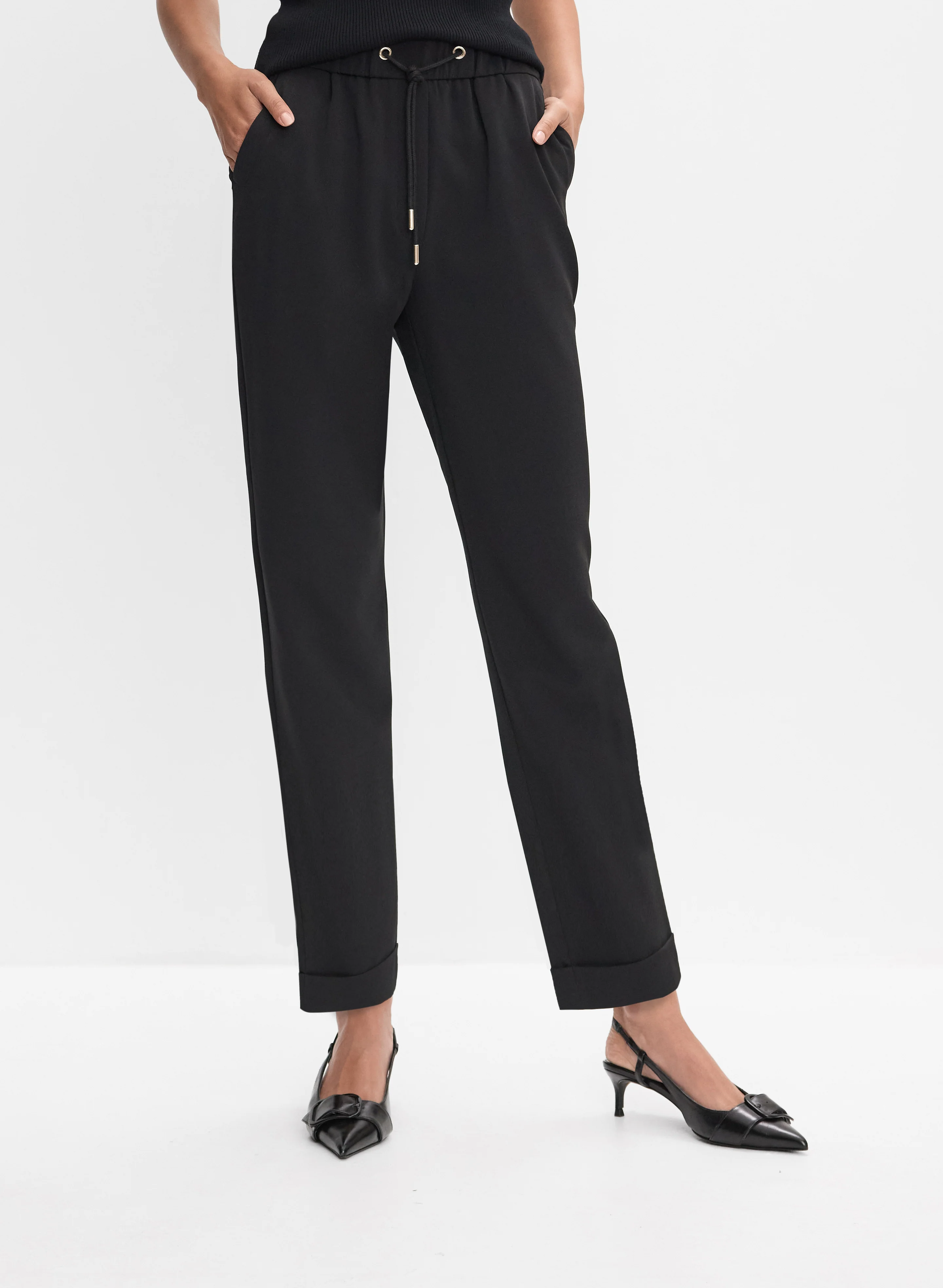 Drawstring Waist Pants