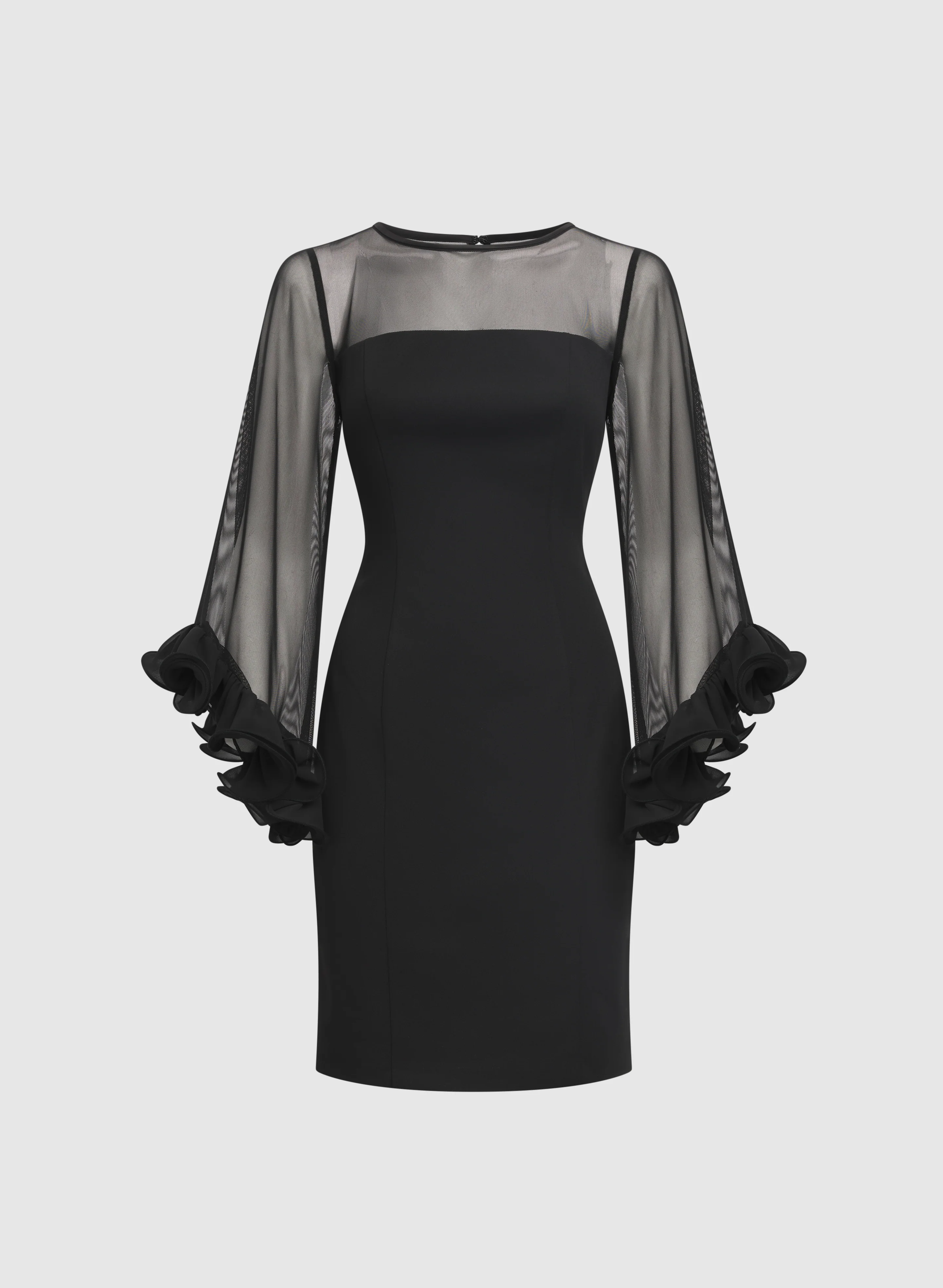 5206-alex-evenings-spiral-flounce-cuff-dress-6.webp Alex Evenings - Spiral Flounce Cuff Dress