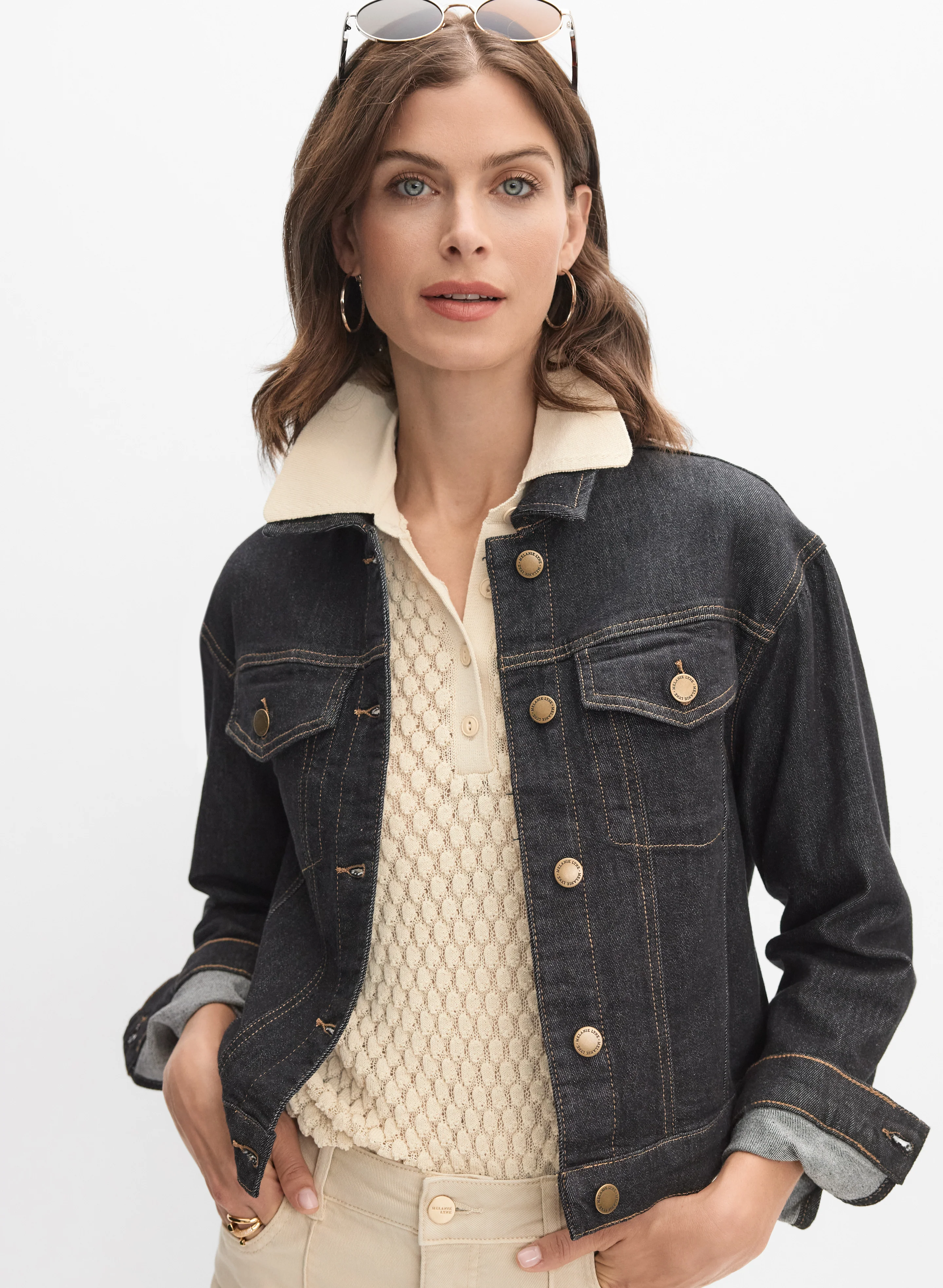 Button-Down Denim Jacket