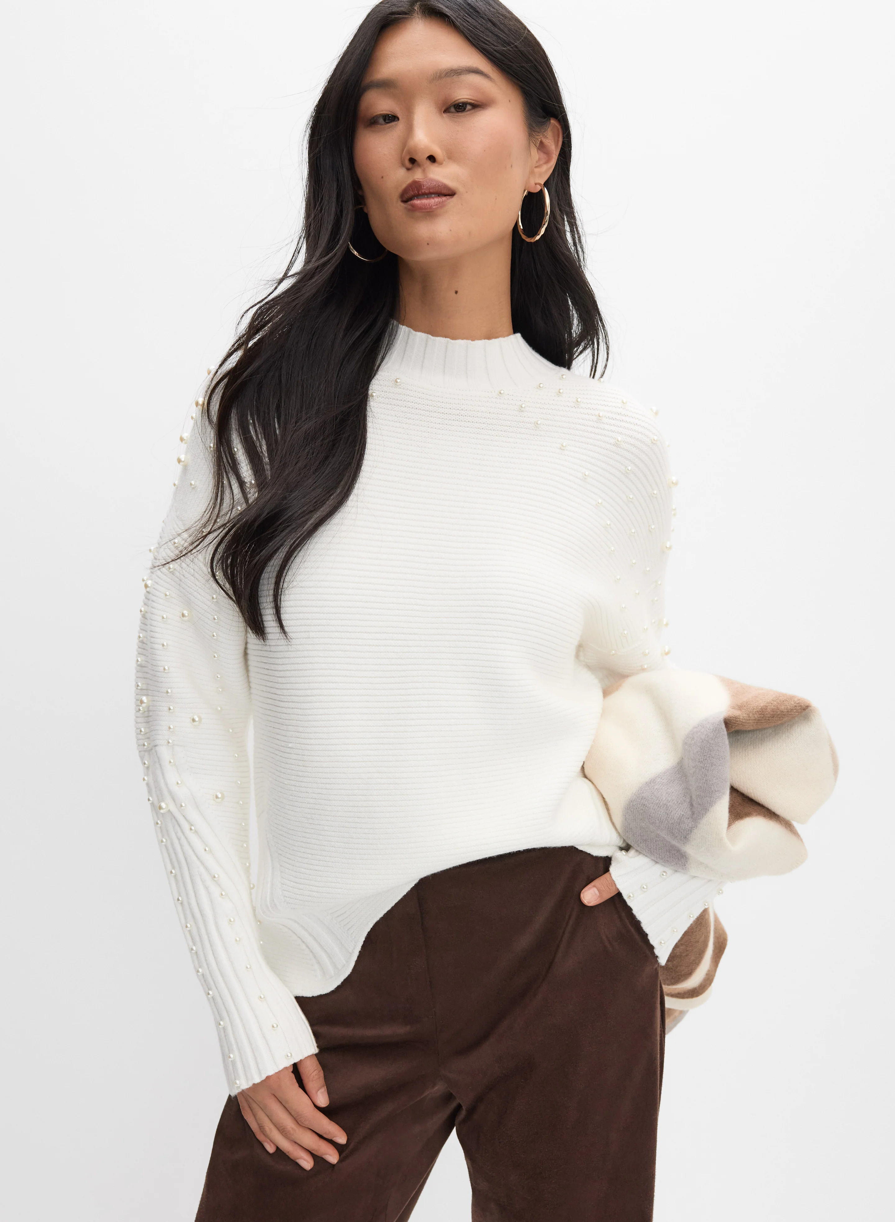Pearl Embellished Sweater