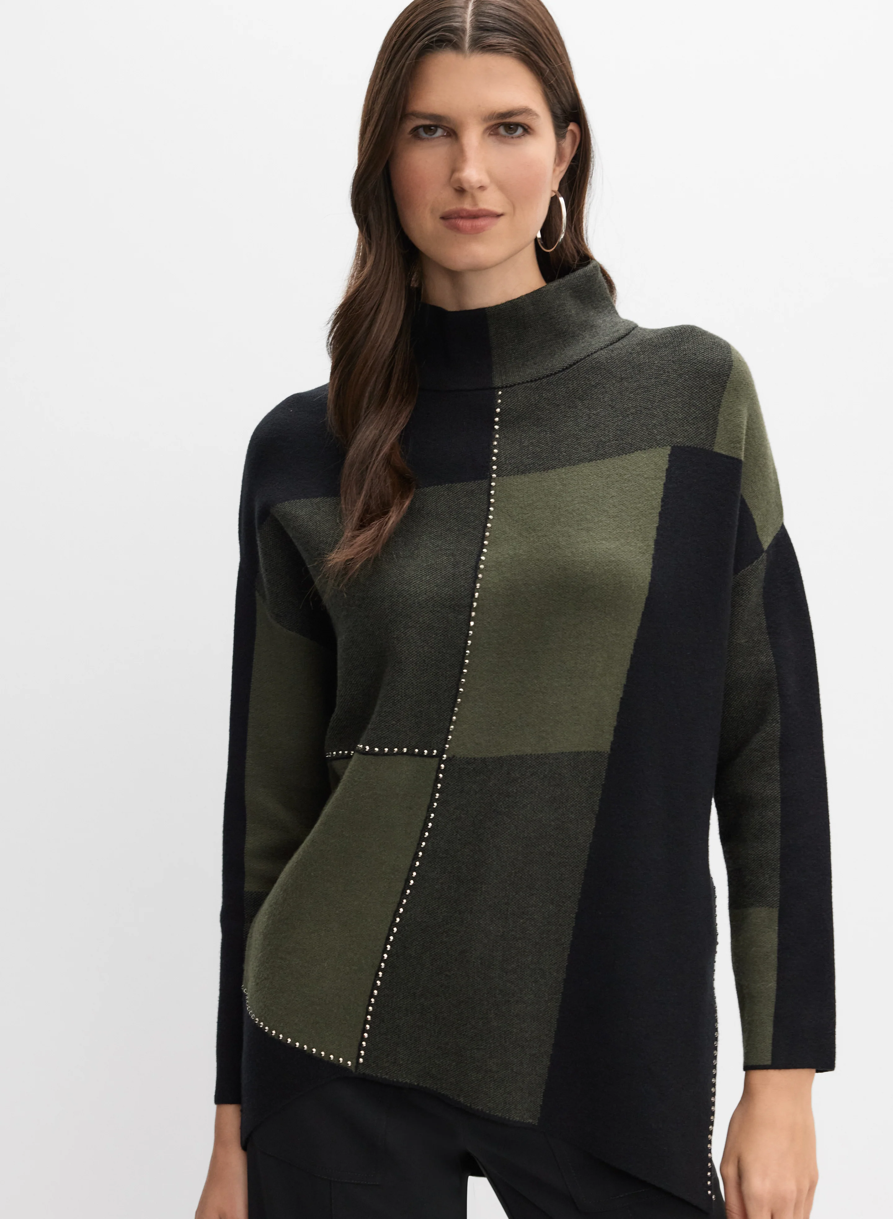 Joseph Ribkoff - Jacquard Colour Block Sweater