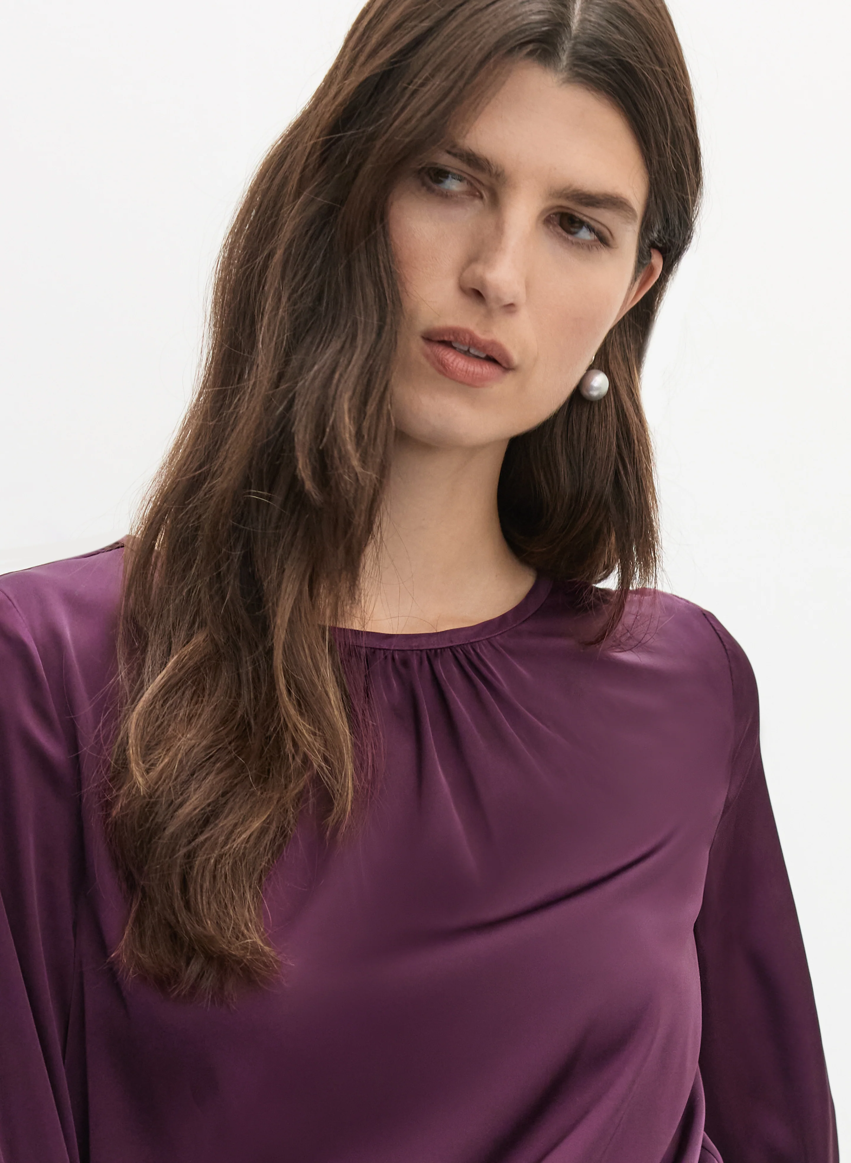5702-satin-smocked-waist-blouse-2.webp Satin Smocked Waist Blouse