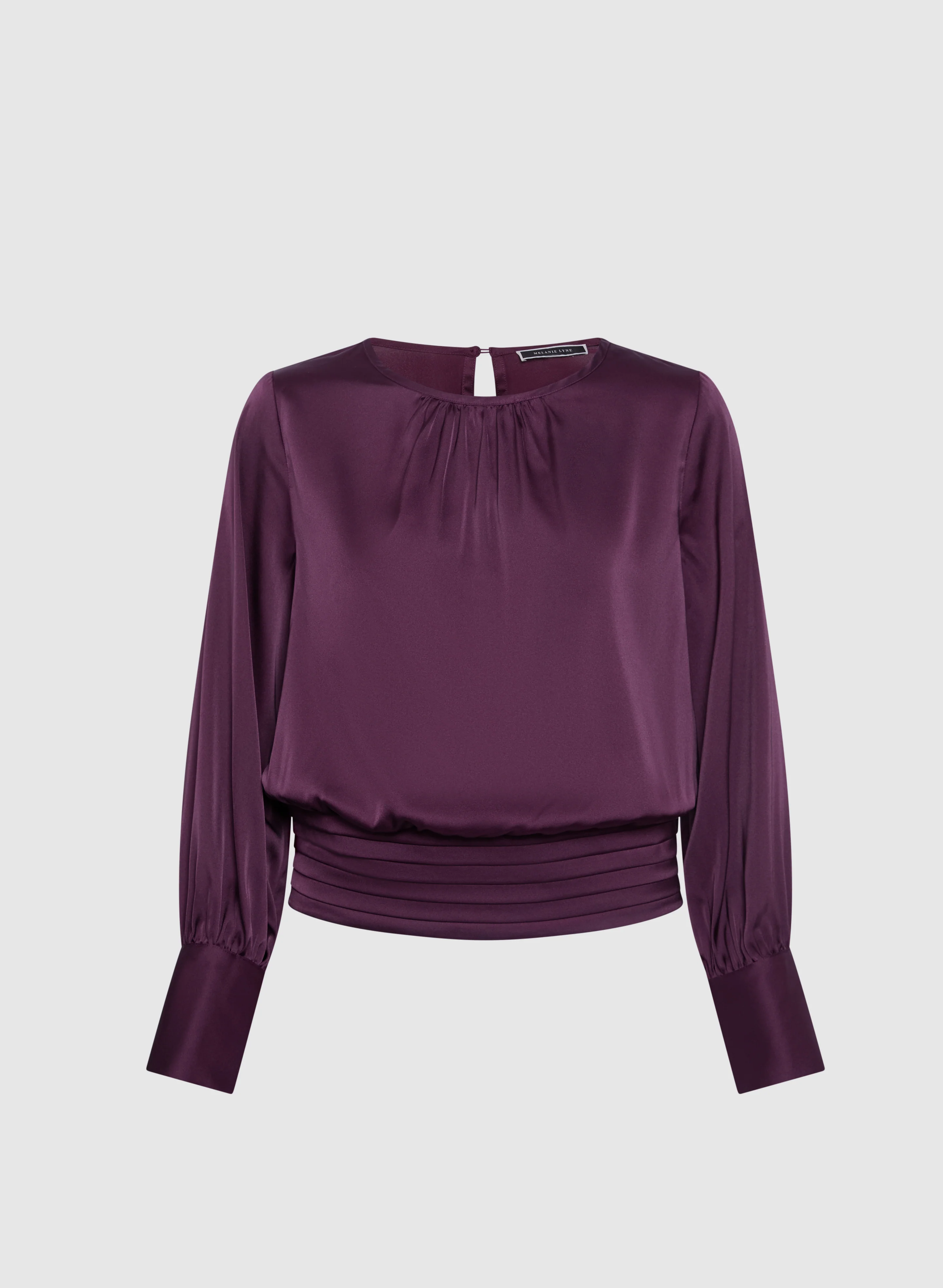 5702-satin-smocked-waist-blouse-6.webp Satin Smocked Waist Blouse