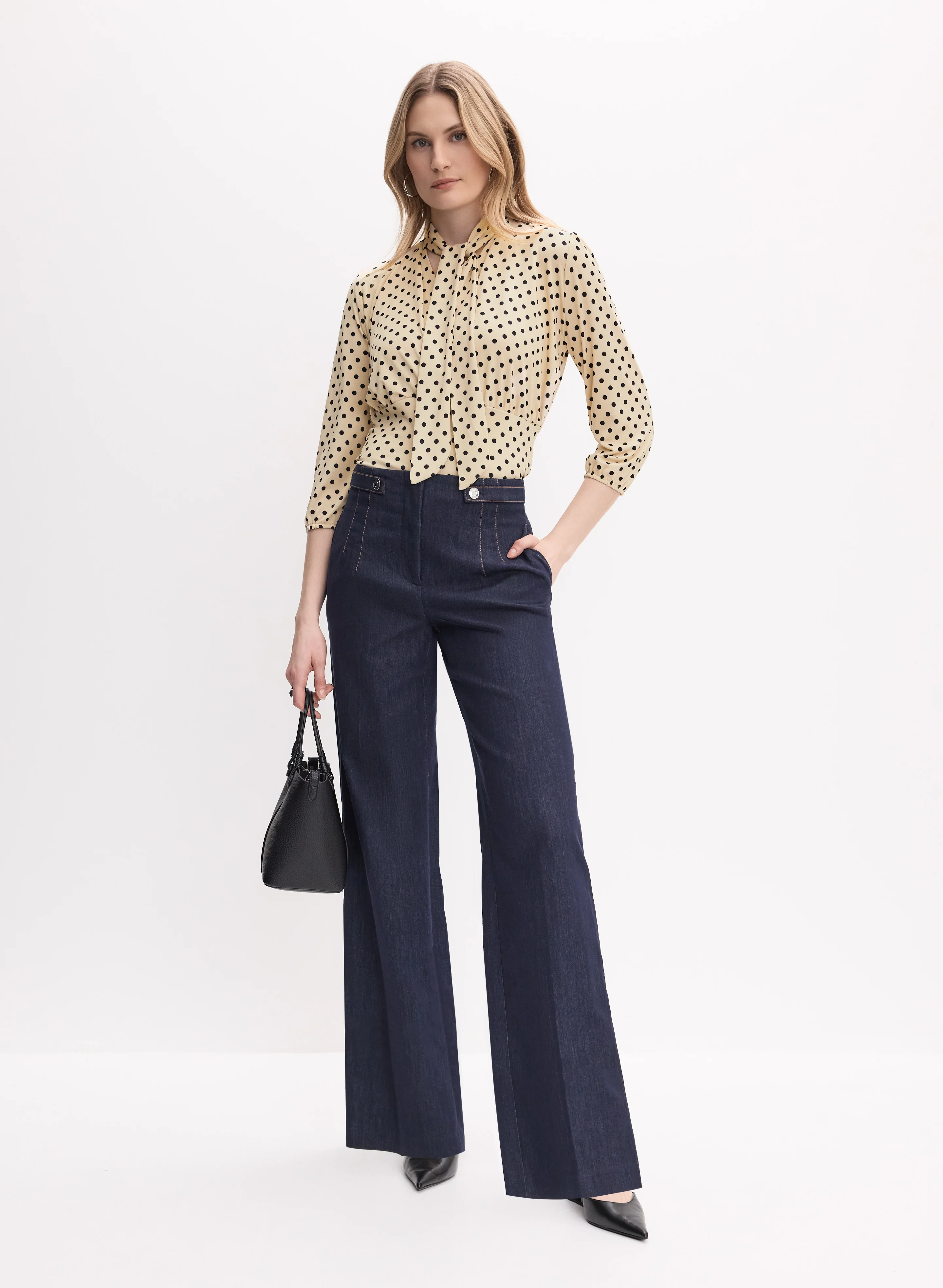 5914-polka-dot-tie-neck-top-3.webp Polka Dot Tie-Neck Top