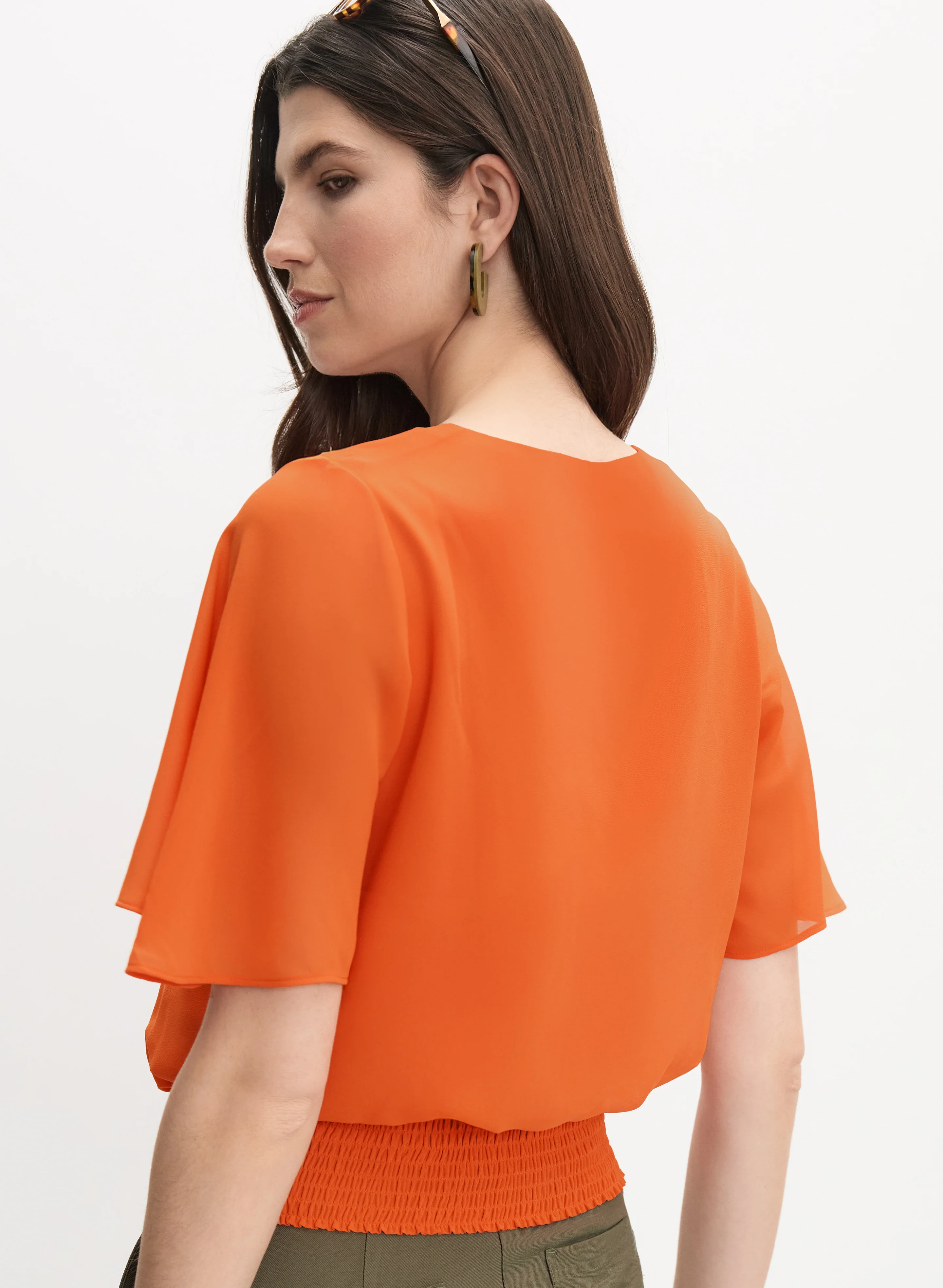 6064-v-neck-chiffon-blouse-4.webp V-Neck Chiffon Blouse
