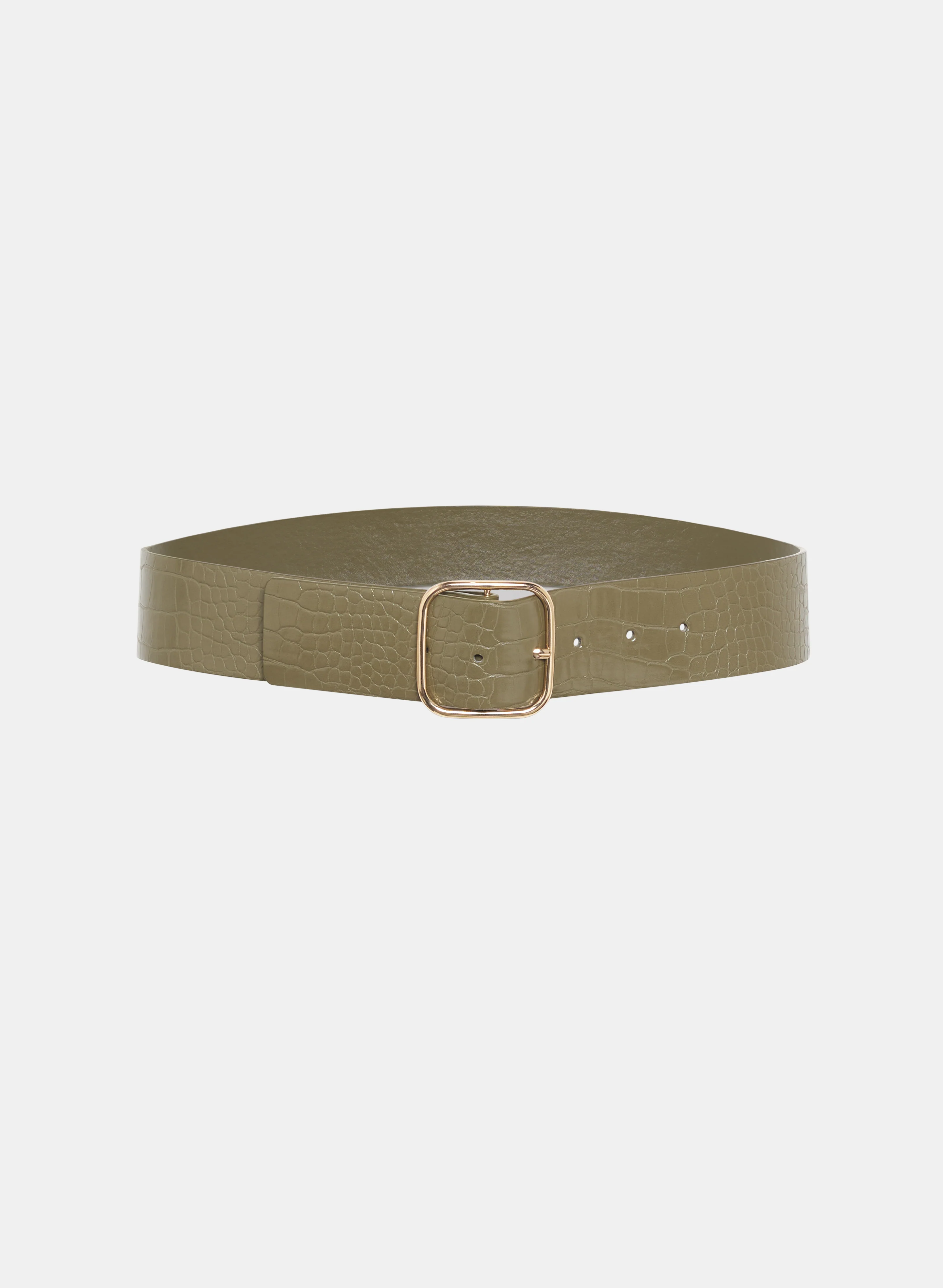 Crocodile Embossed Belt