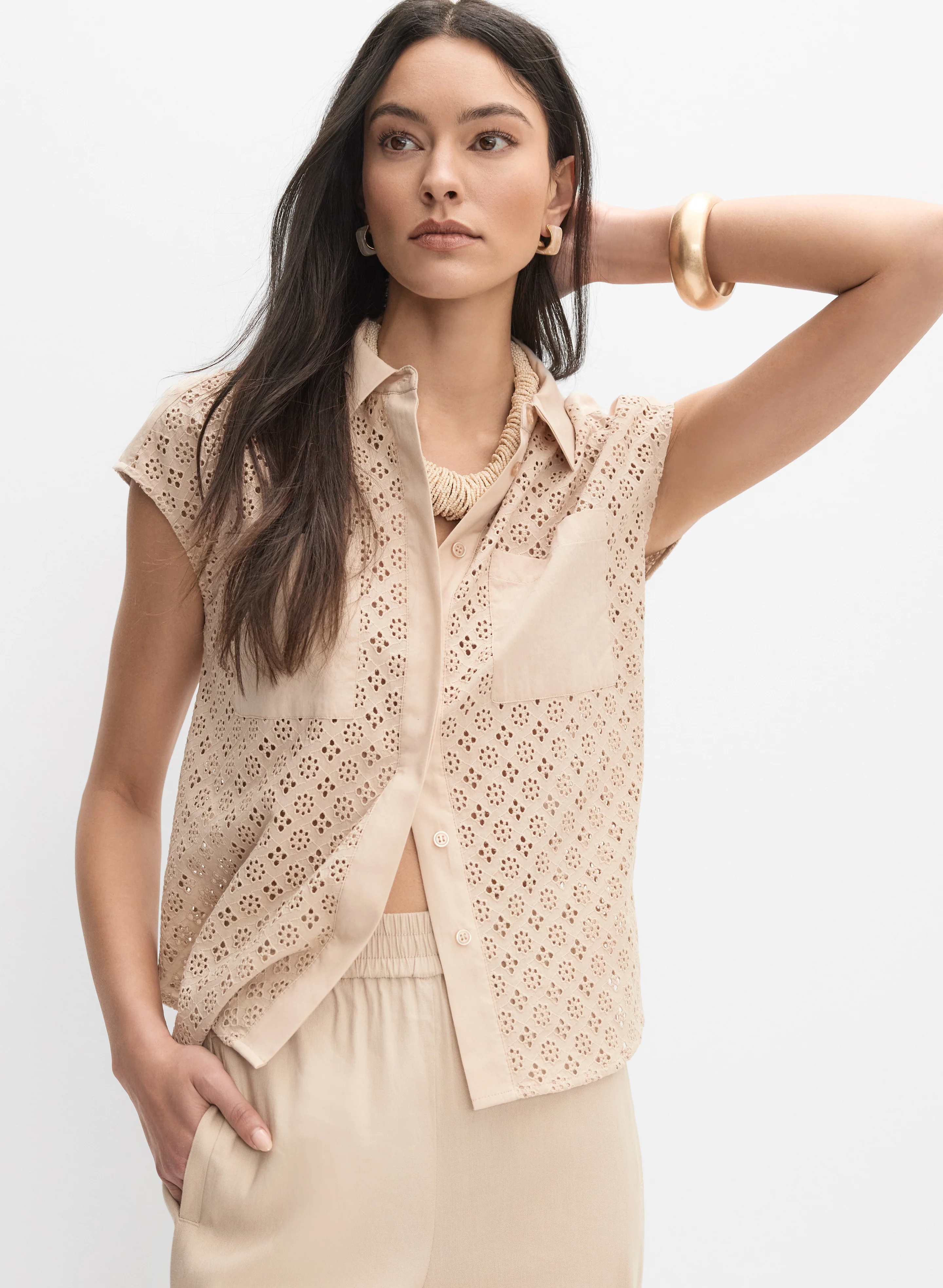 Floral Embroidered Blouse