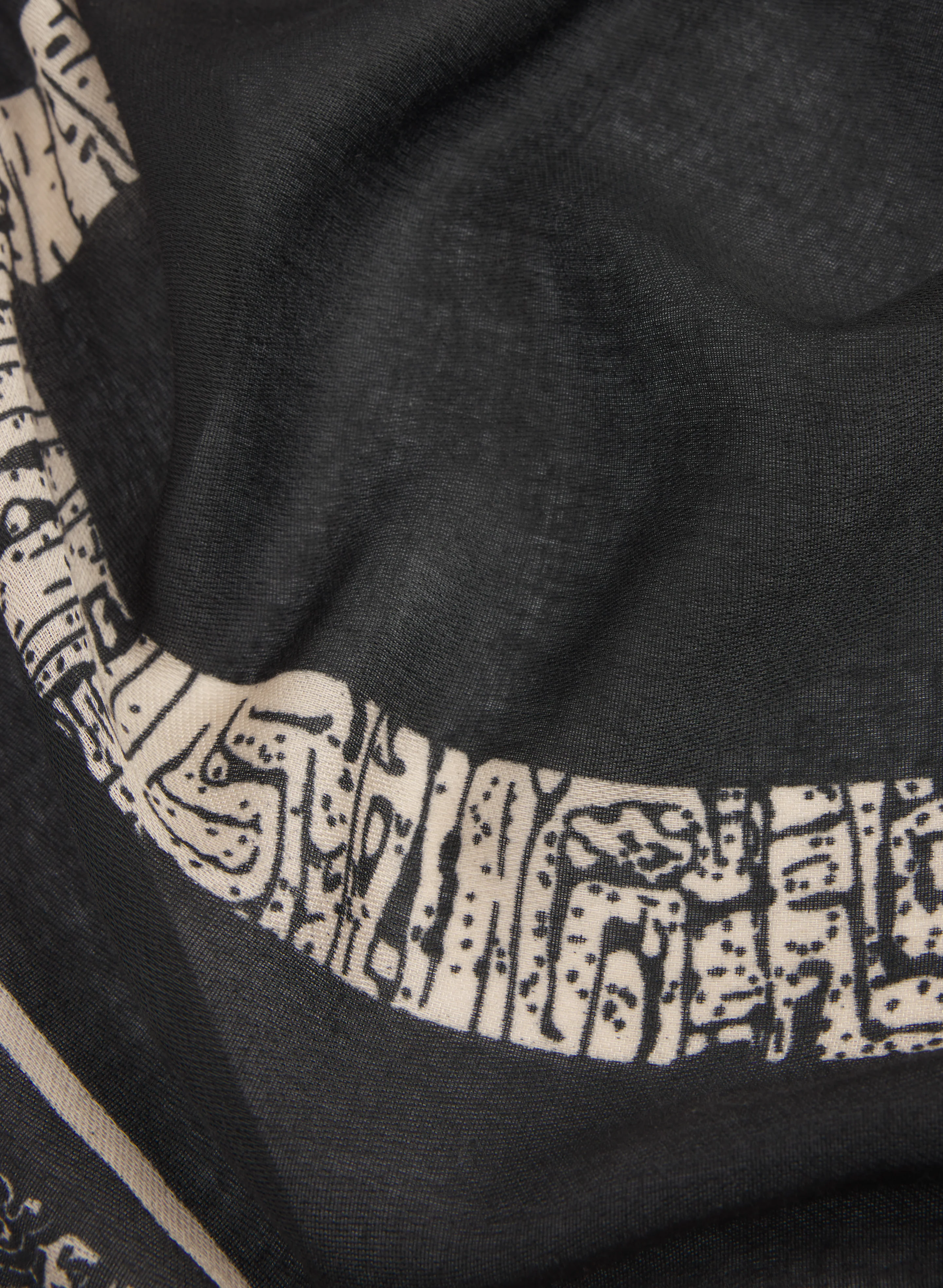 Abstract Print Scarf