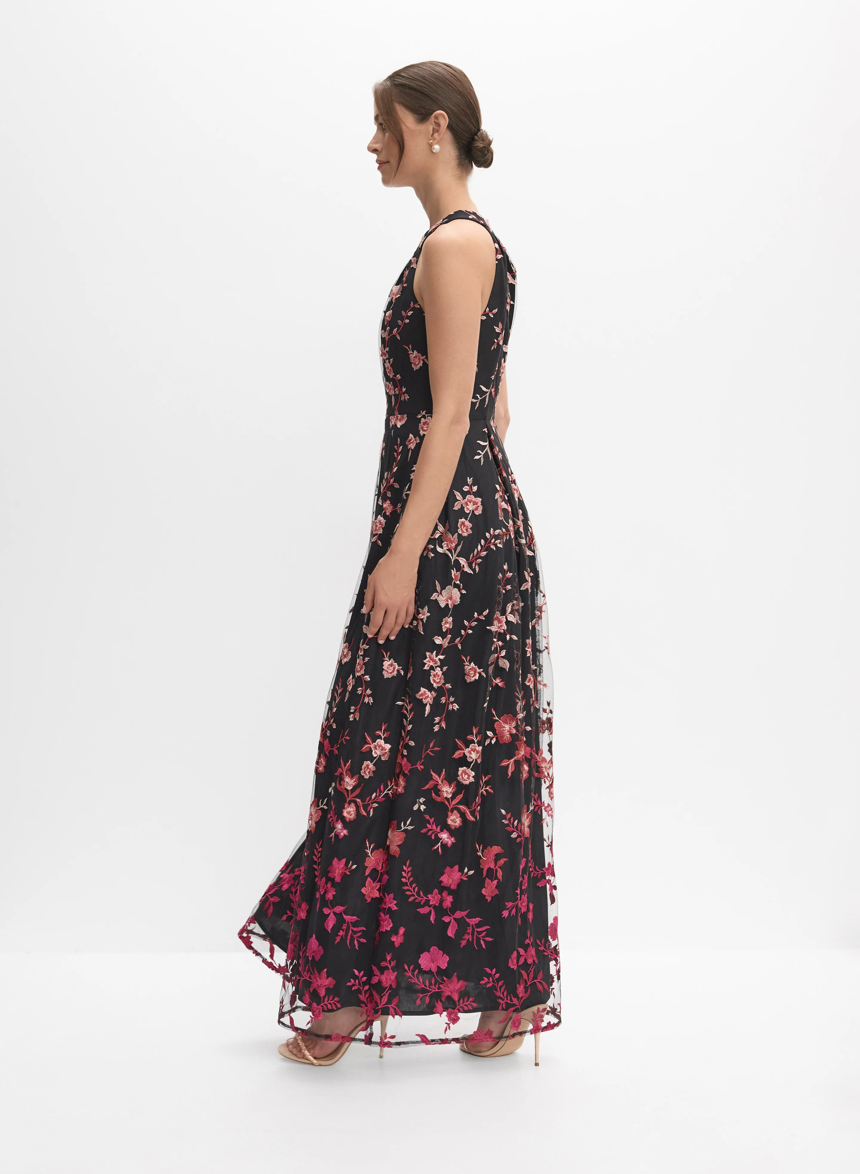 Alex Evenings - Floral Ombre Embroidered Dress