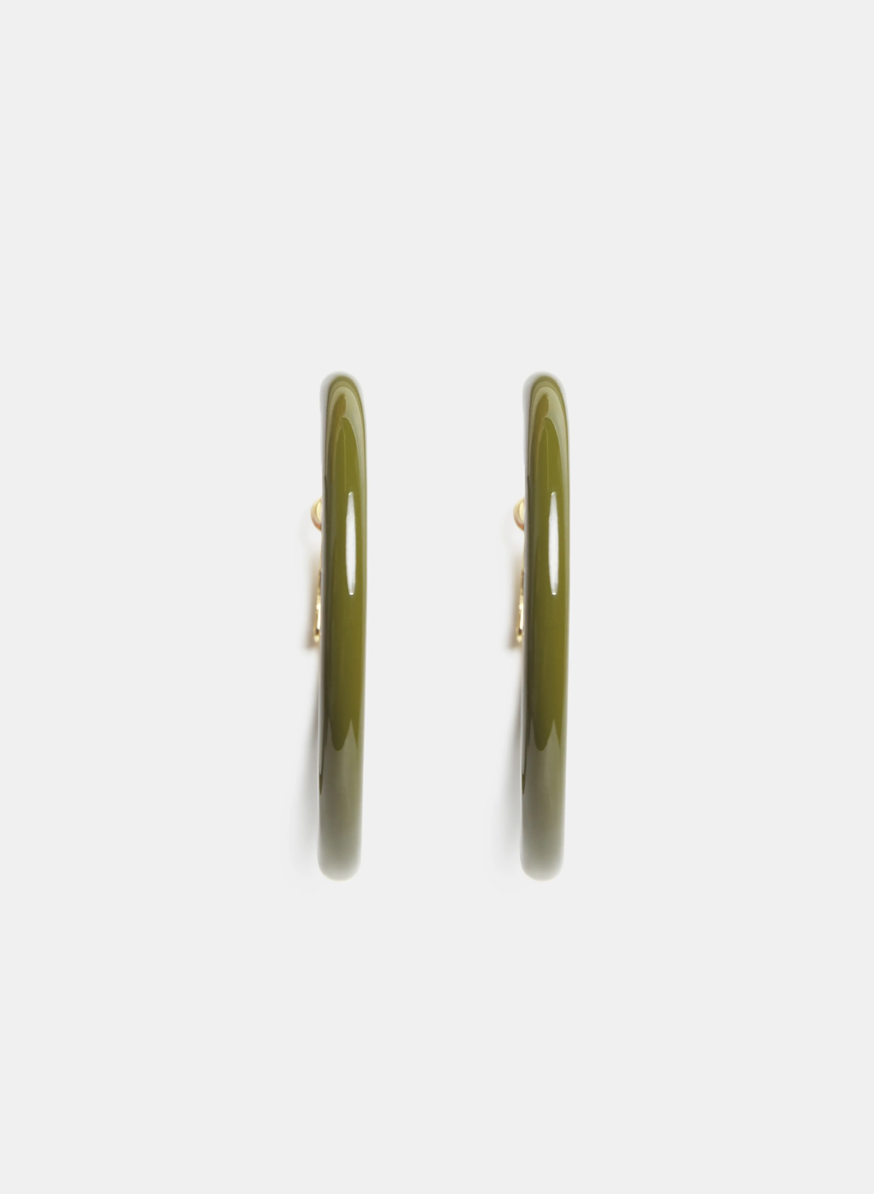 Epoxy Hoop Earrings