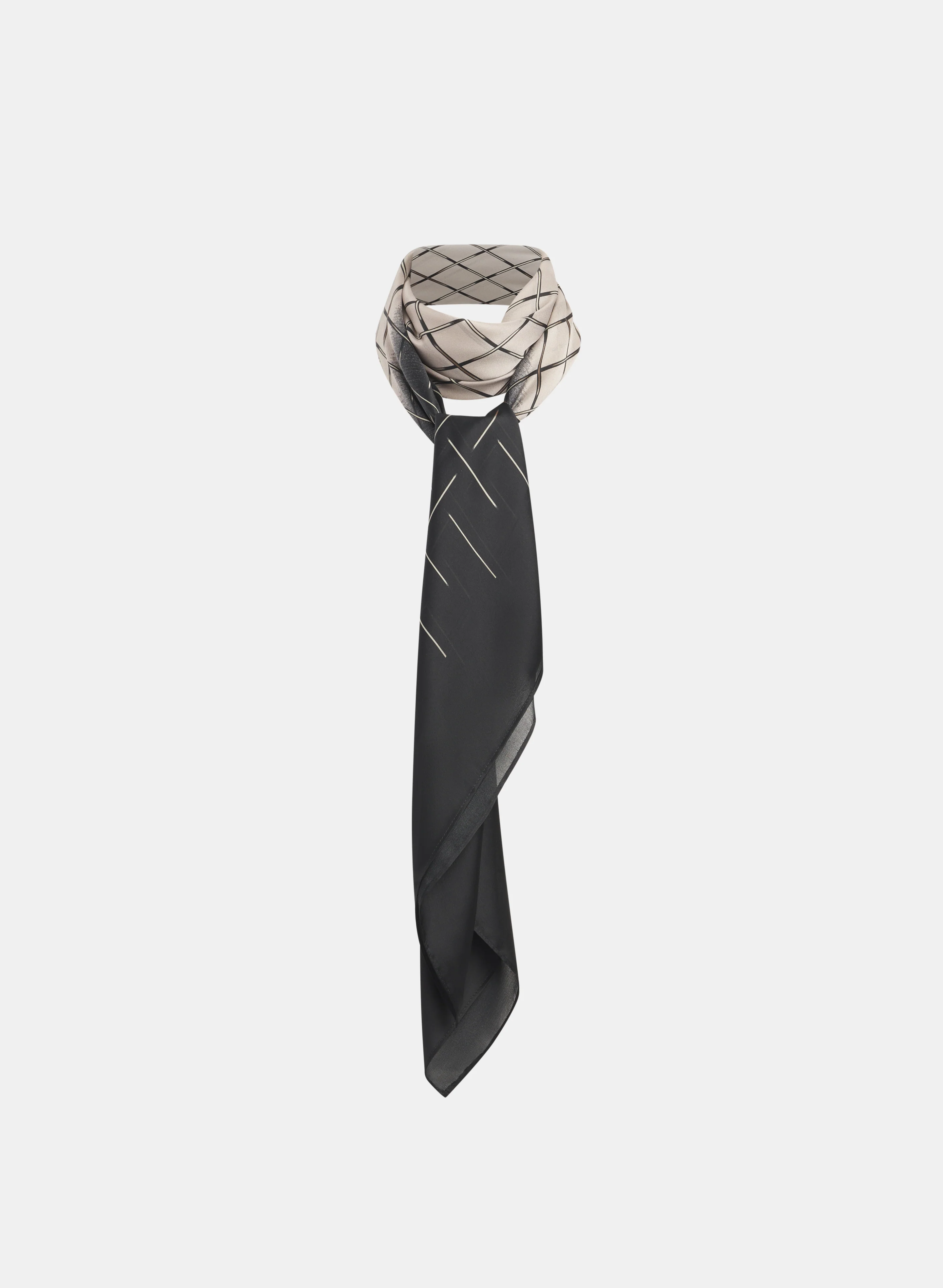 Check Print Scarf