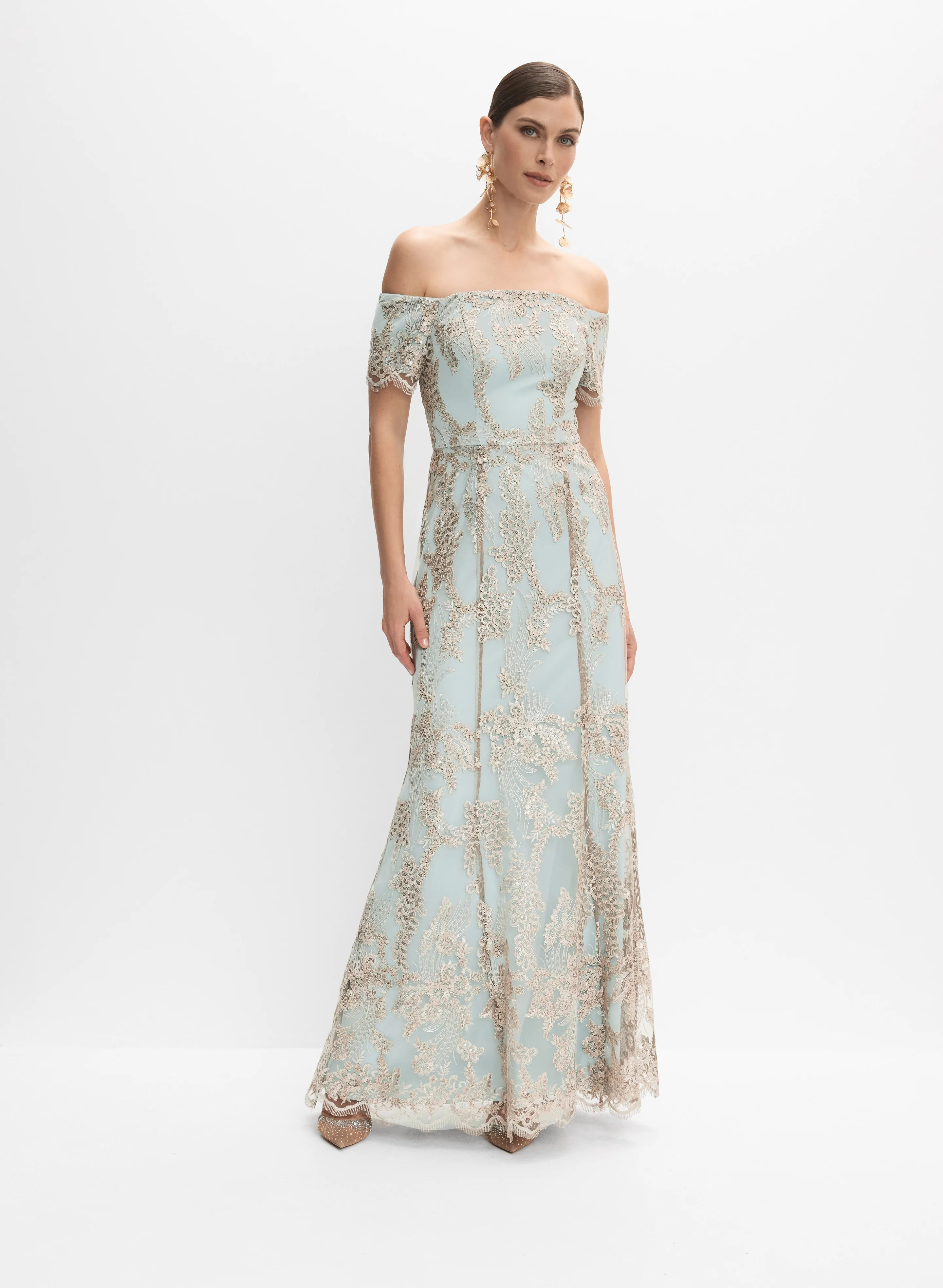 Alex Evenings - Lace Overlay Dress