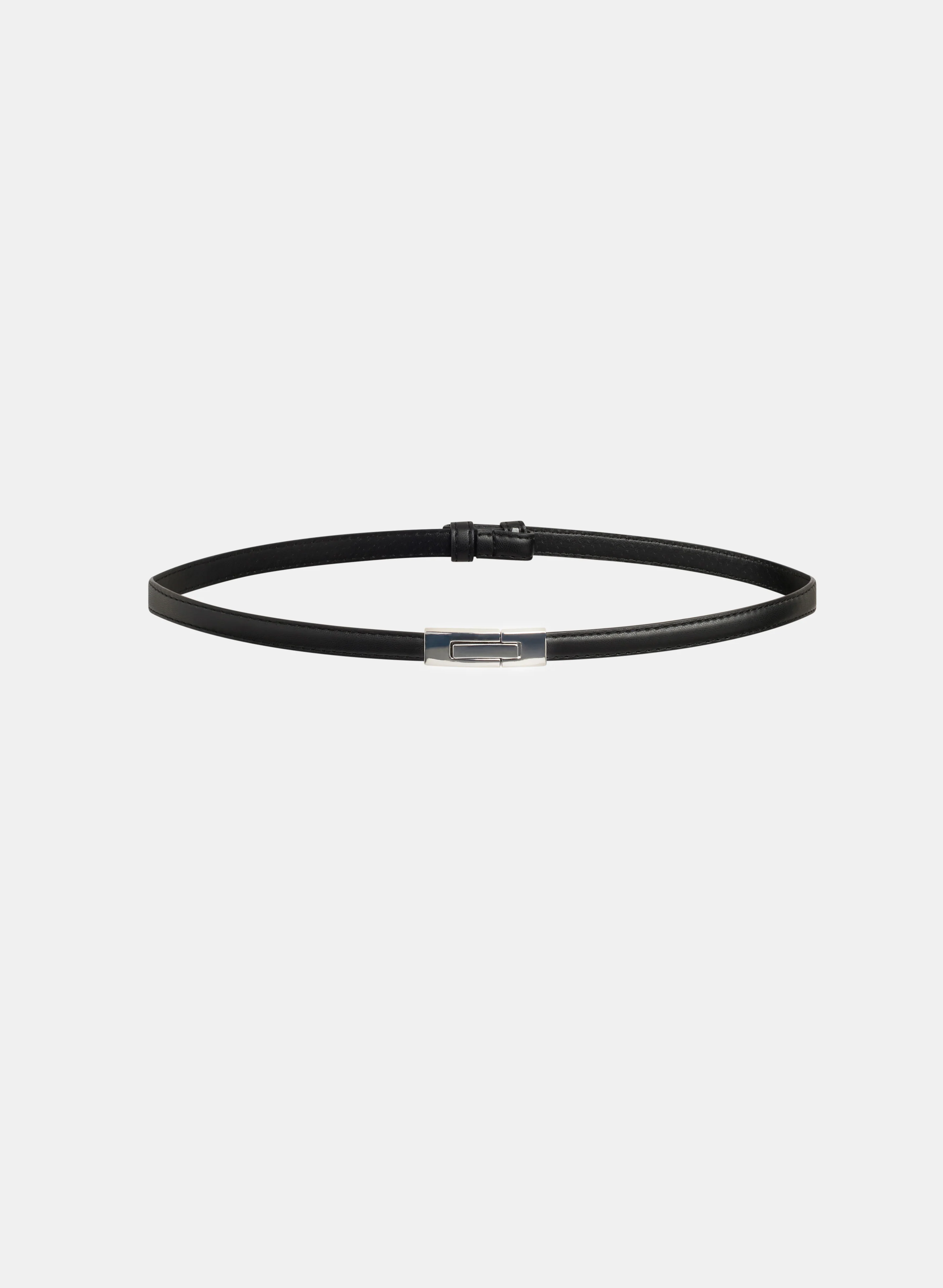 Thin Vegan Leather Belt