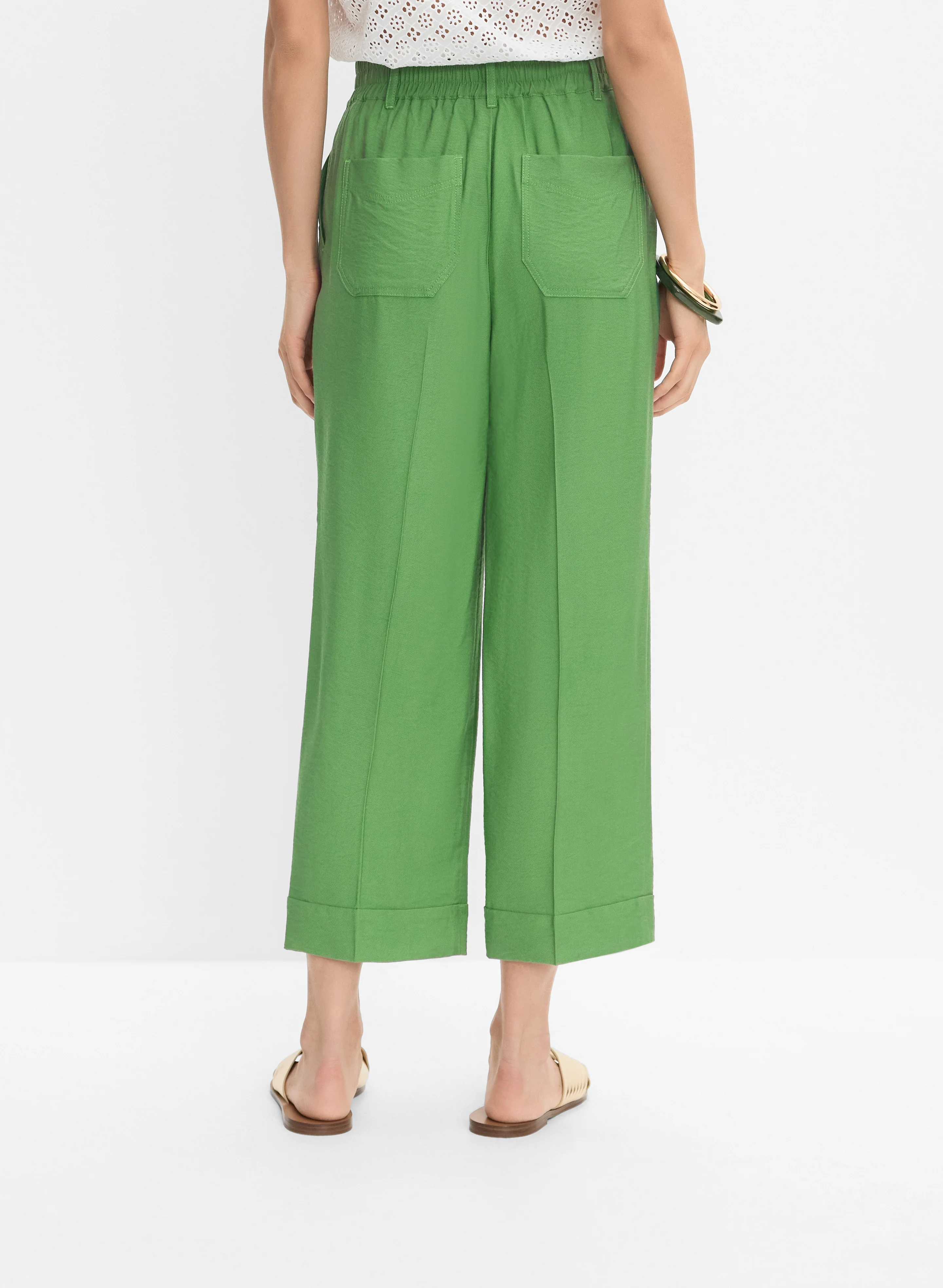 Elastic Waist Capris