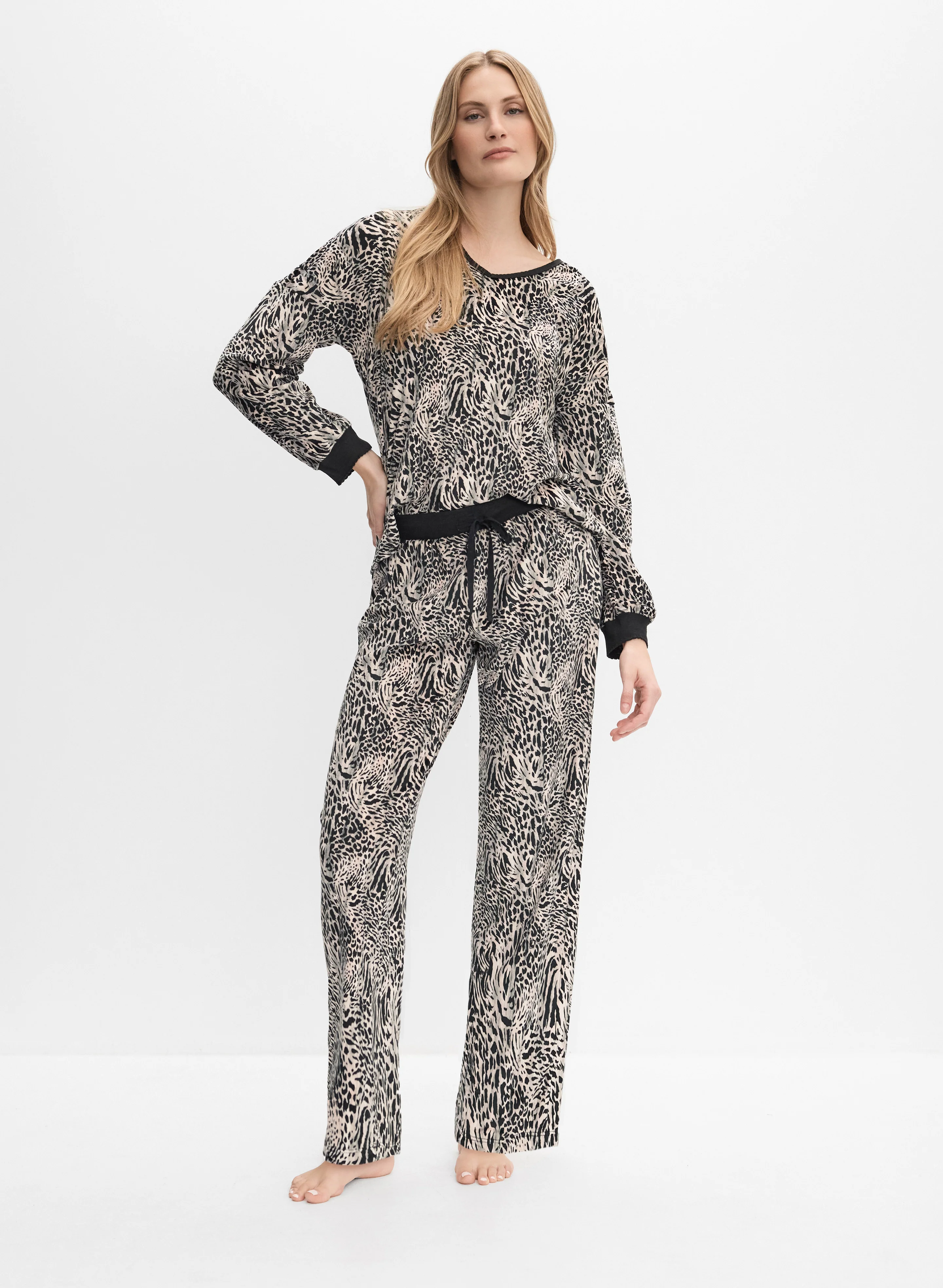 Animal Print Pyjama Set