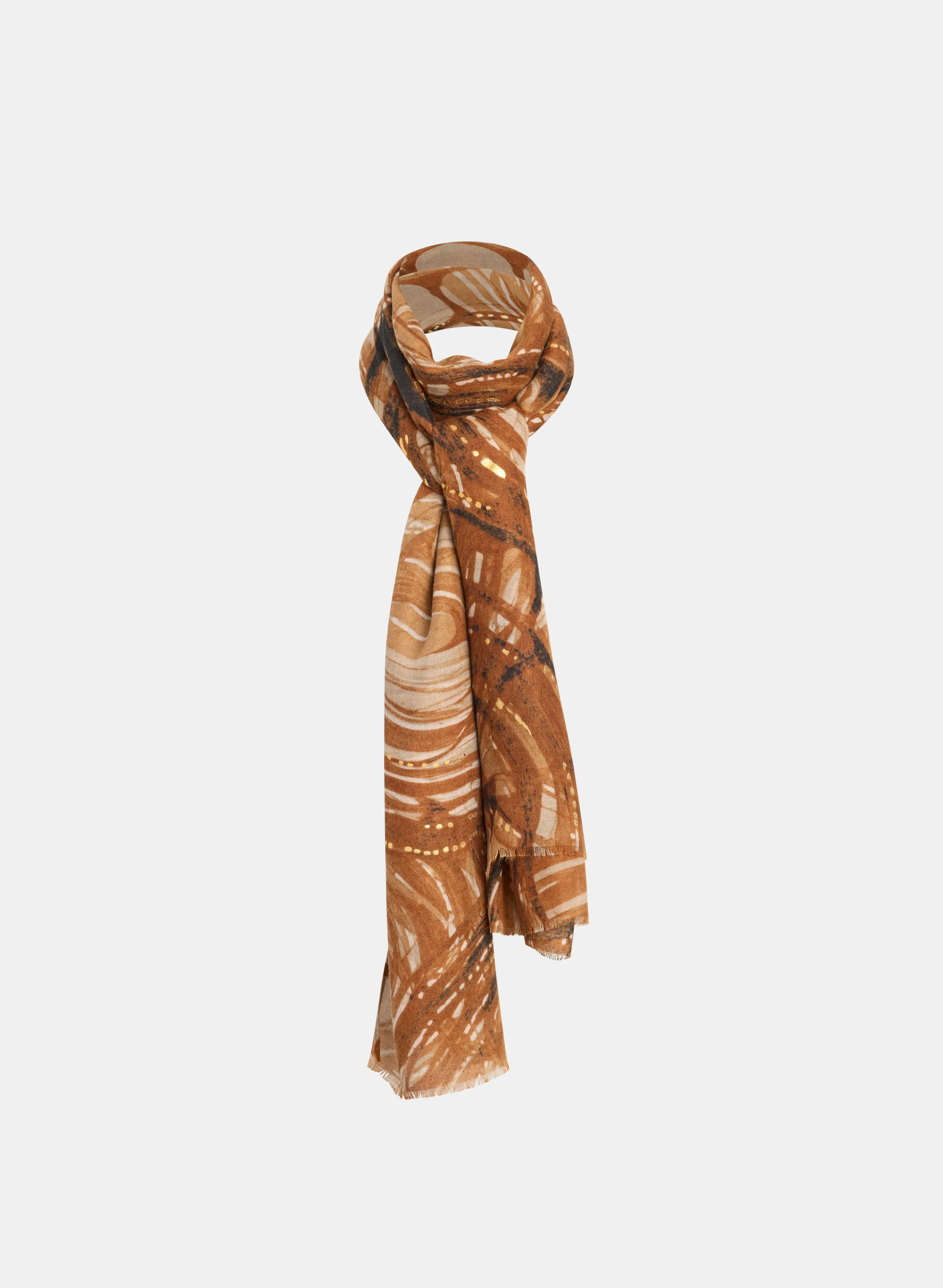 Abstract Print Scarf