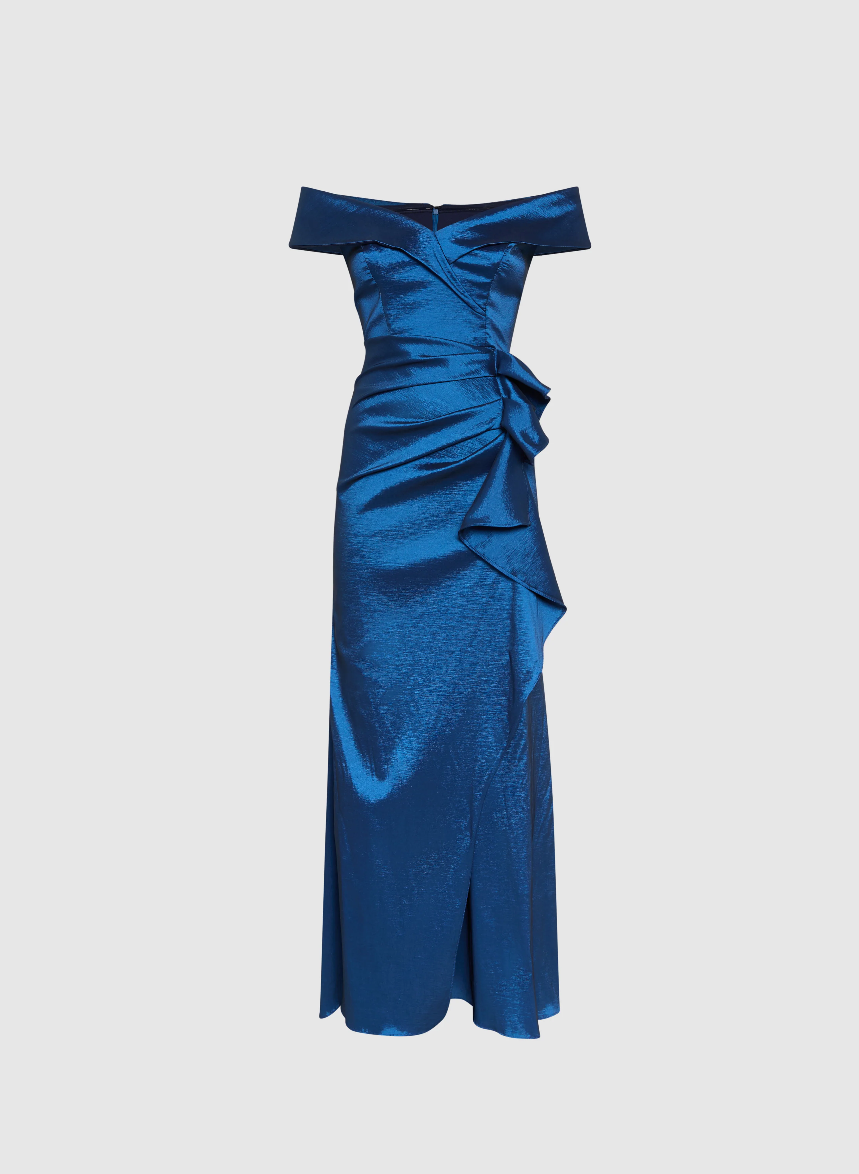 7883-ba-nites-off-shoulder-waterfall-ruffle-dress-6.webp BA Nites - Off-Shoulder Waterfall Ruffle Dress
