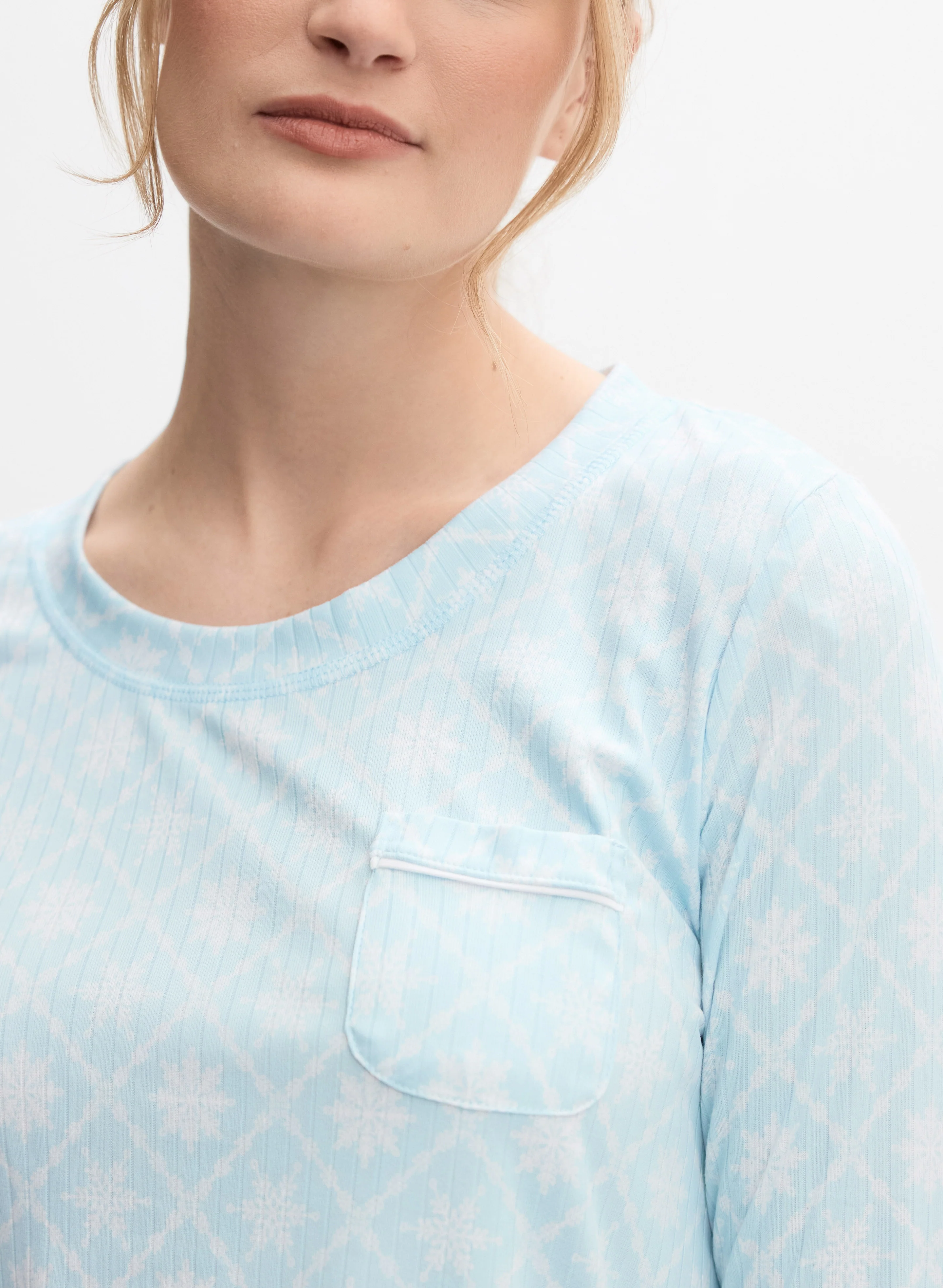 Snowflake Print Pyjama Set