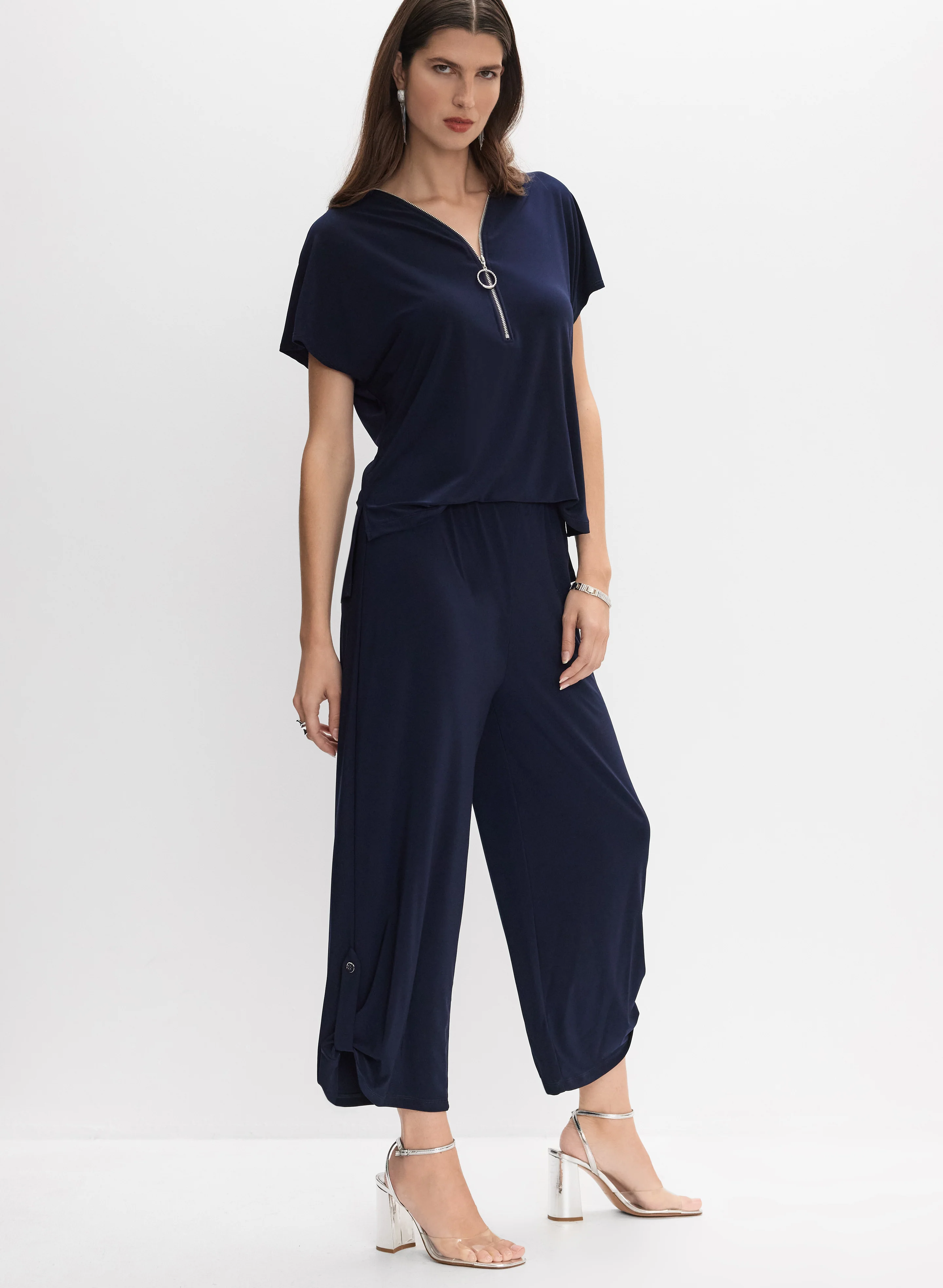 8502-joseph-ribkoff-jersey-jumpsuit-3.webp Joseph Ribkoff - Jersey Jumpsuit