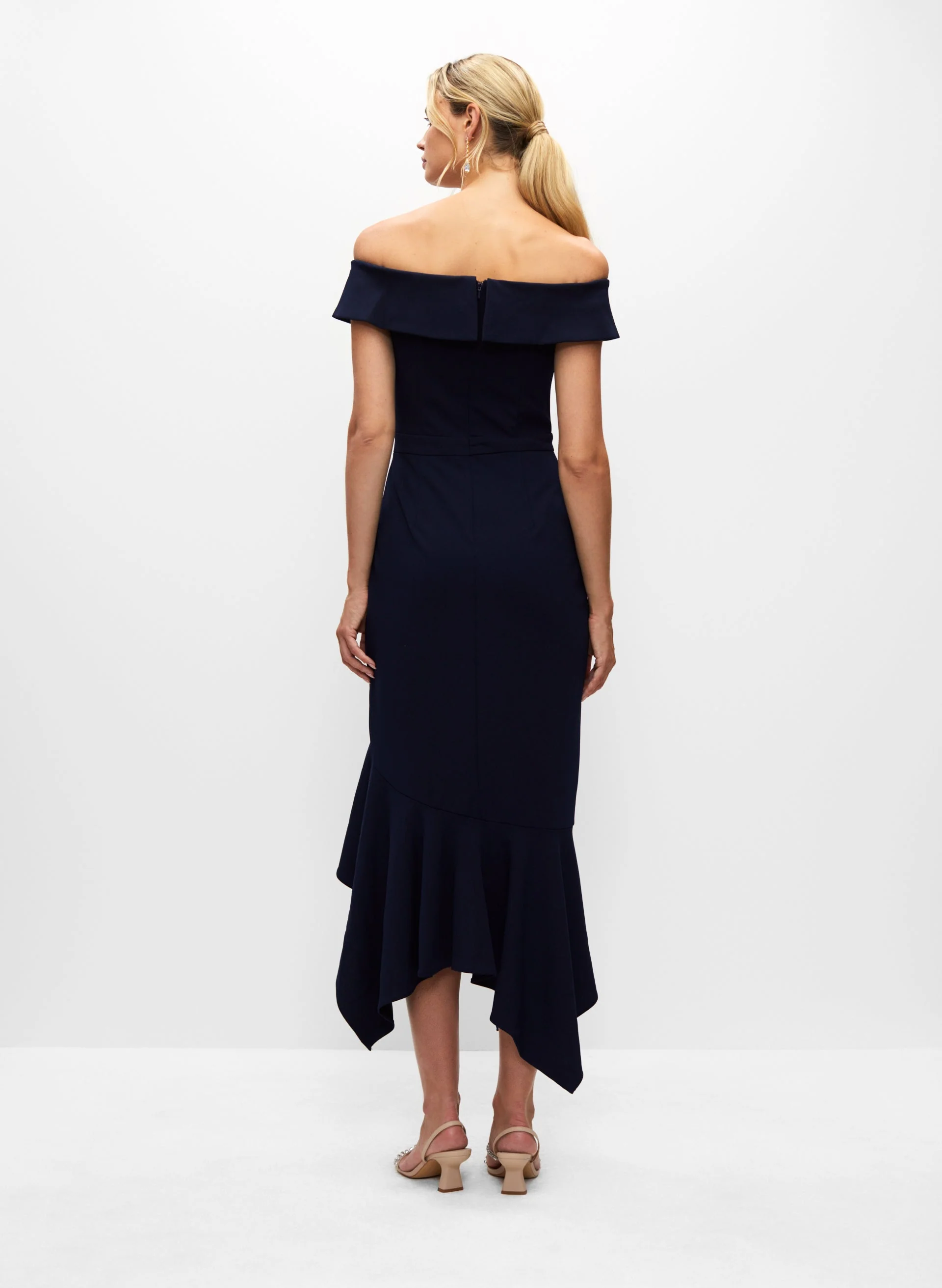 BA Nites - Flounce Detail Dress