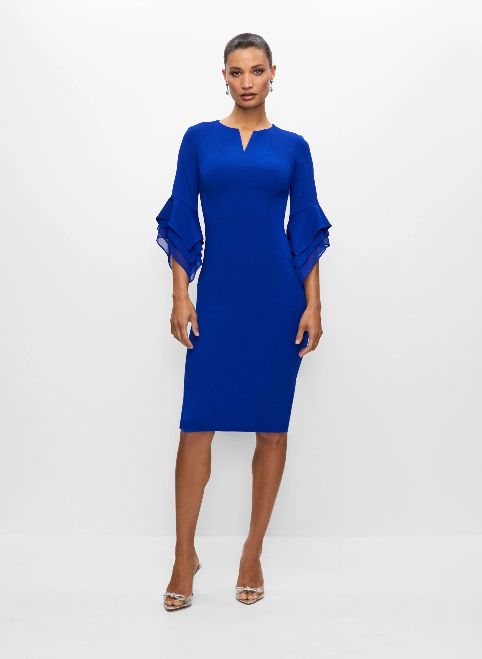 8655-joseph-ribkoff-3-4-sleeve-dress-1.webp Joseph Ribkoff - 3/4 Sleeve Dress
