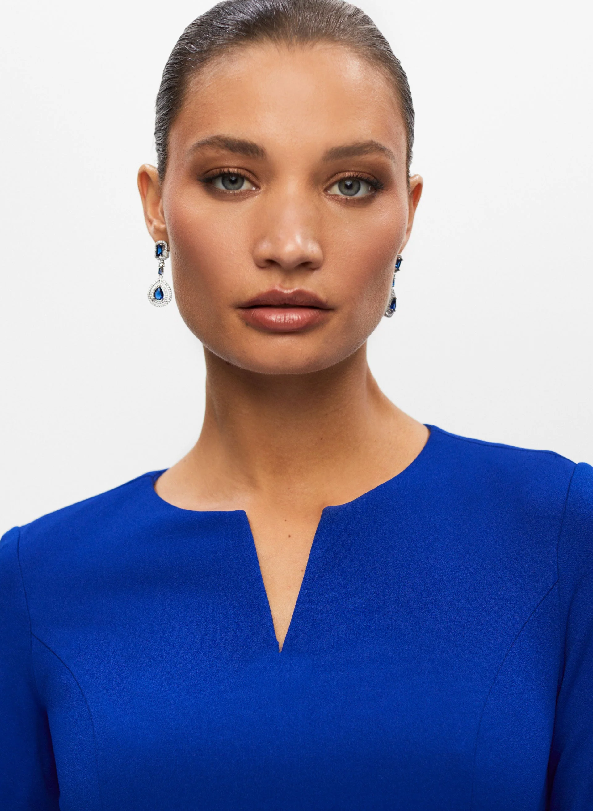8655-joseph-ribkoff-3-4-sleeve-dress-2.webp Joseph Ribkoff - 3/4 Sleeve Dress