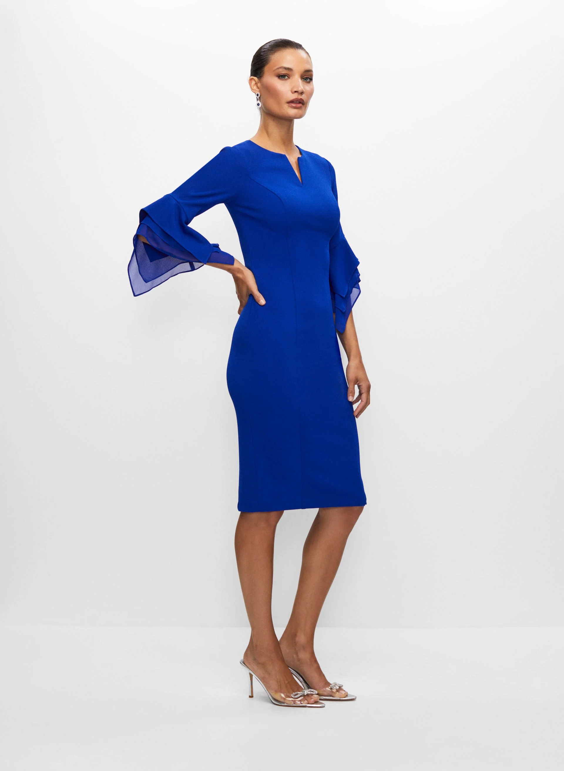 8655-joseph-ribkoff-3-4-sleeve-dress-3.webp Joseph Ribkoff - 3/4 Sleeve Dress