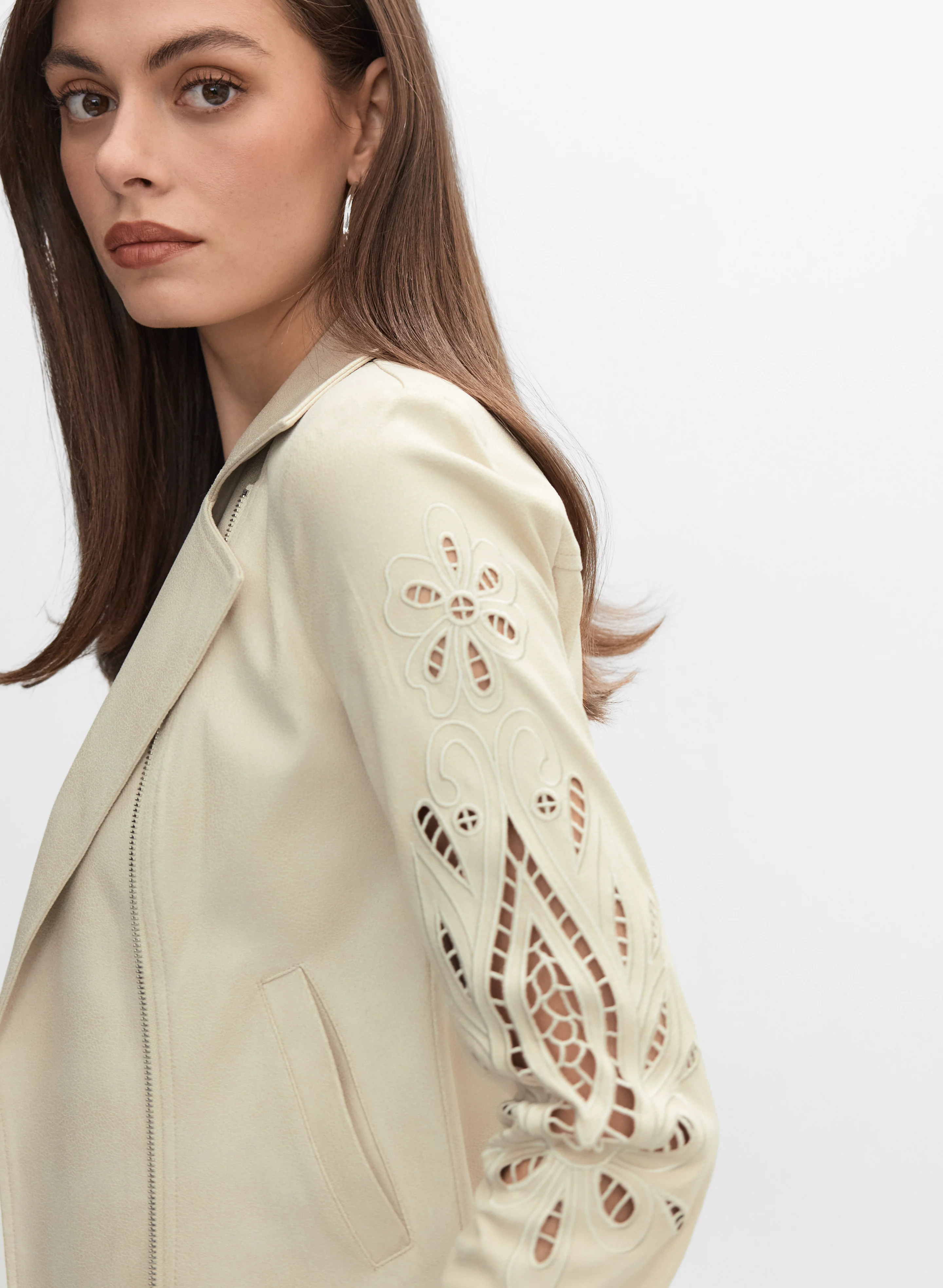 Joseph Ribkoff - Cutout Sleeve Jacket