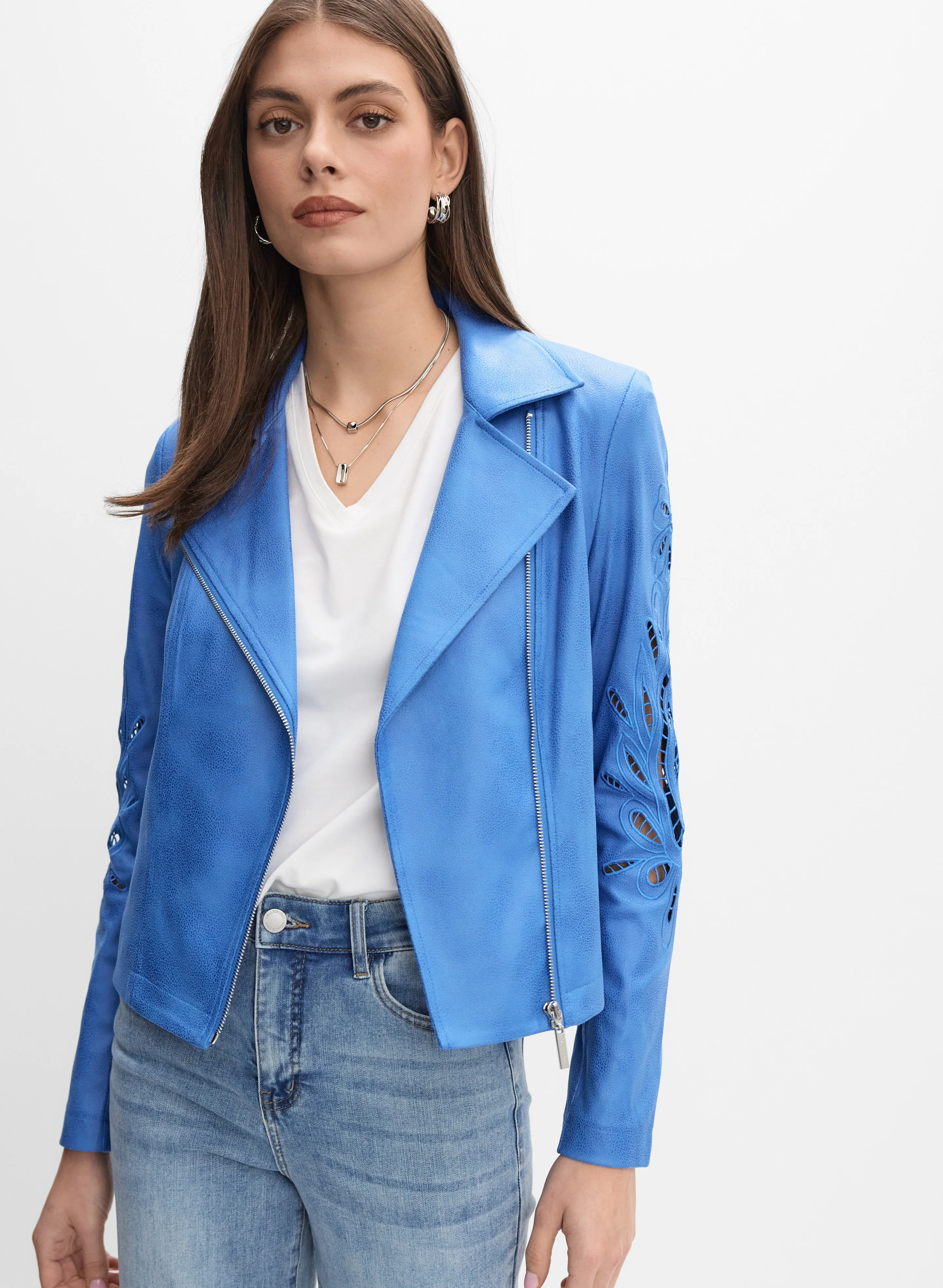 Joseph Ribkoff - Cutout Sleeve Jacket